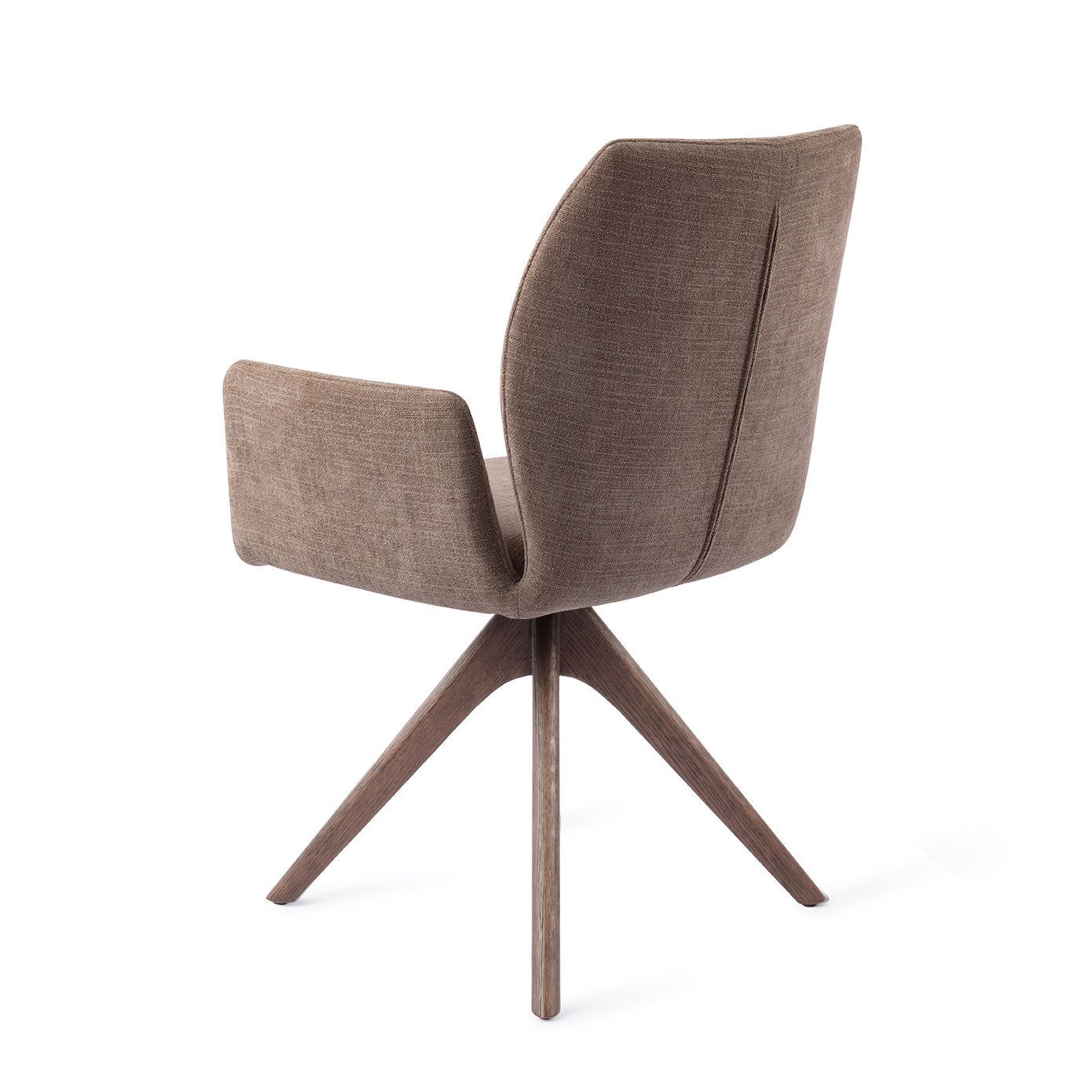 Jesper Home Misaki Mocha Mist Eetkamerstoel - Revolve Oak Walnut - KwaliteitWonen.nl
