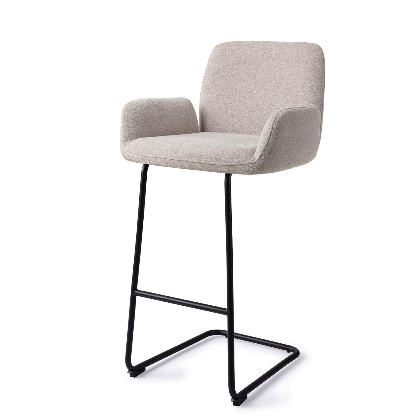 Jesper Home Misaki Pretty Plaster Barkruk - Arch Black (H) - KwaliteitWonen.nl