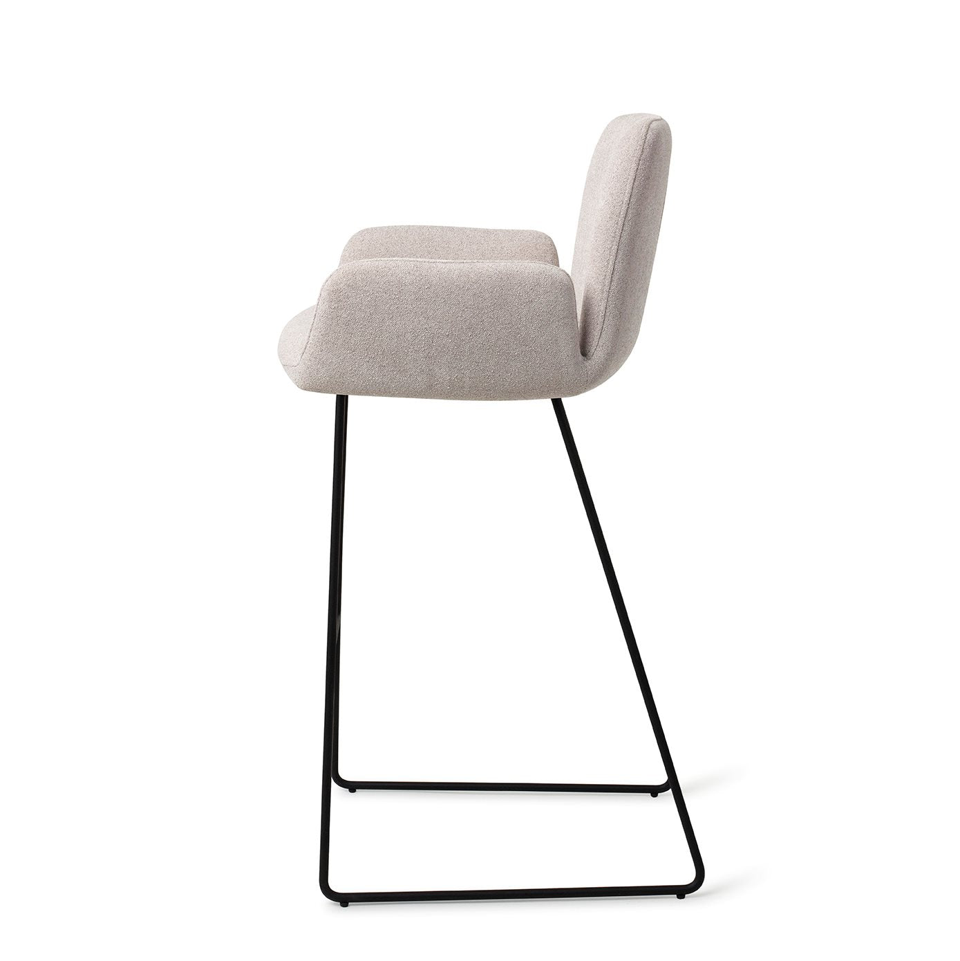 Jesper Home Misaki Pretty Plaster Barkruk - Slide Black (H) - KwaliteitWonen.nl