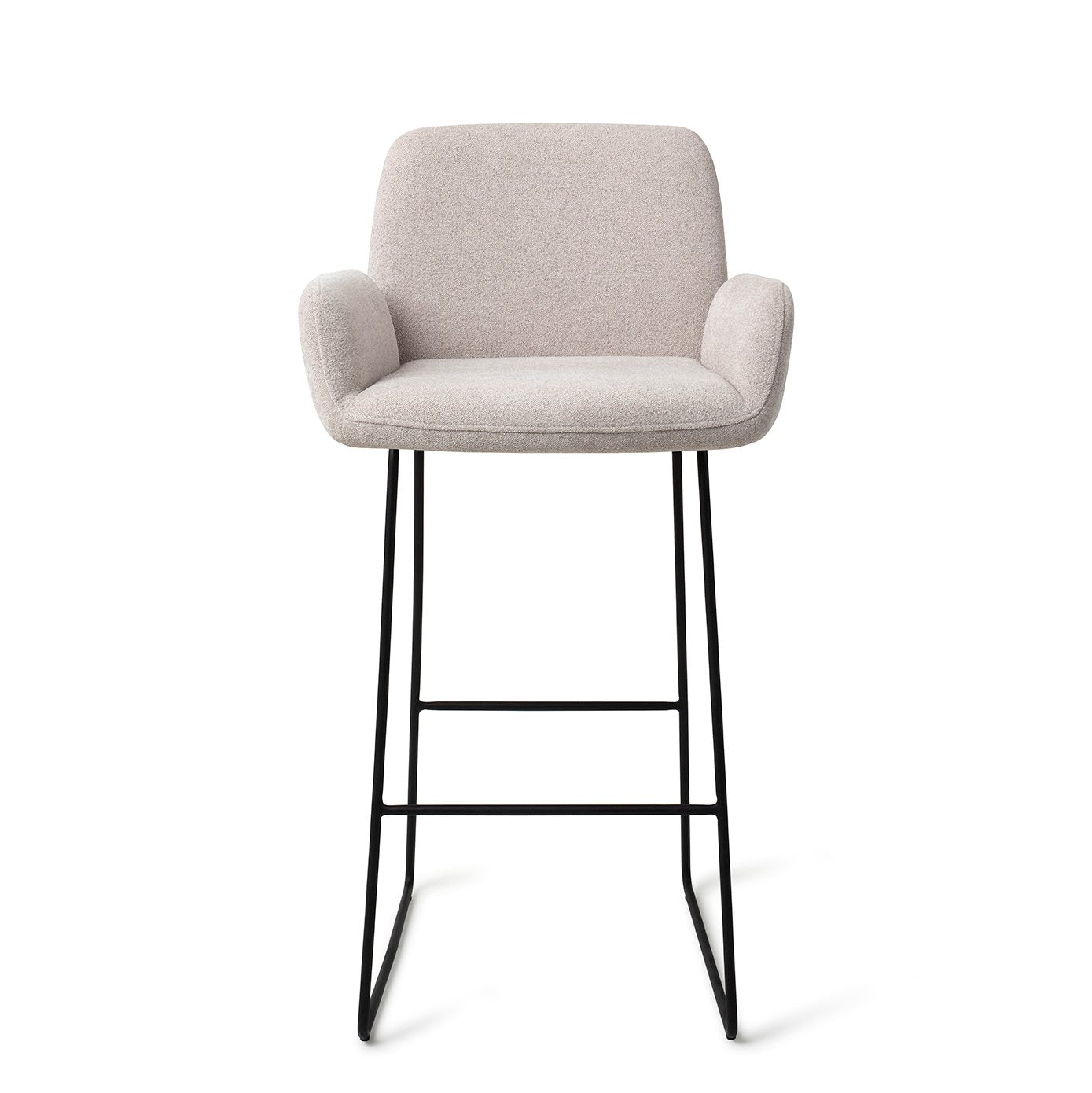 Jesper Home Misaki Pretty Plaster Barkruk - Slide Black (H) - KwaliteitWonen.nl