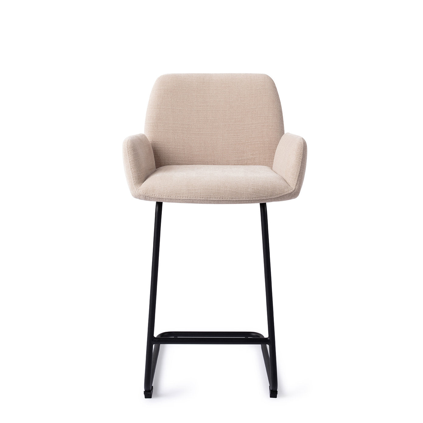 Jesper Home Misaki Sand Strand Barkruk (L) - Counter Arch Black - KwaliteitWonen.nl