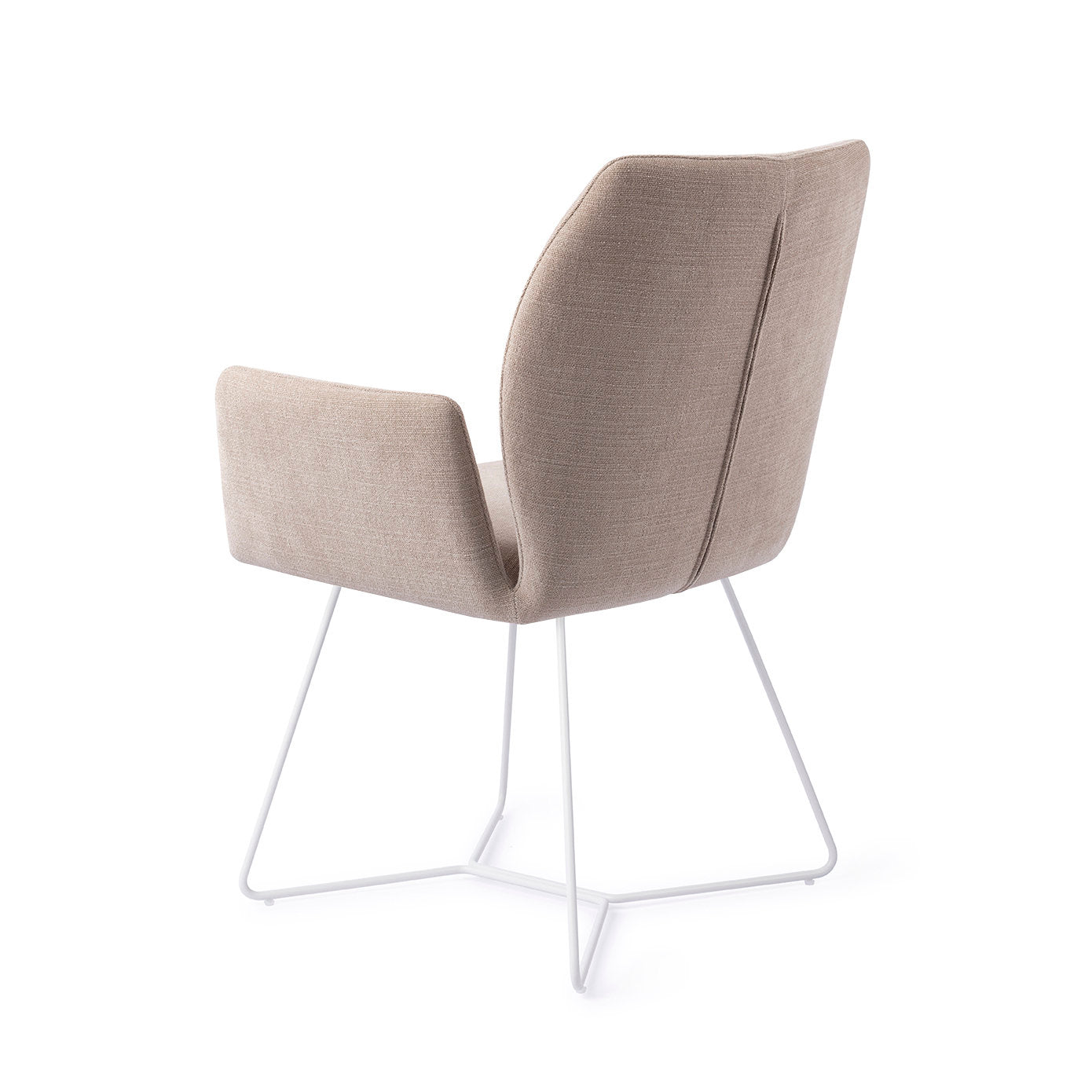 Jesper Home Misaki Sand Strand Eetkamerstoel - Beehive White - KwaliteitWonen.nl