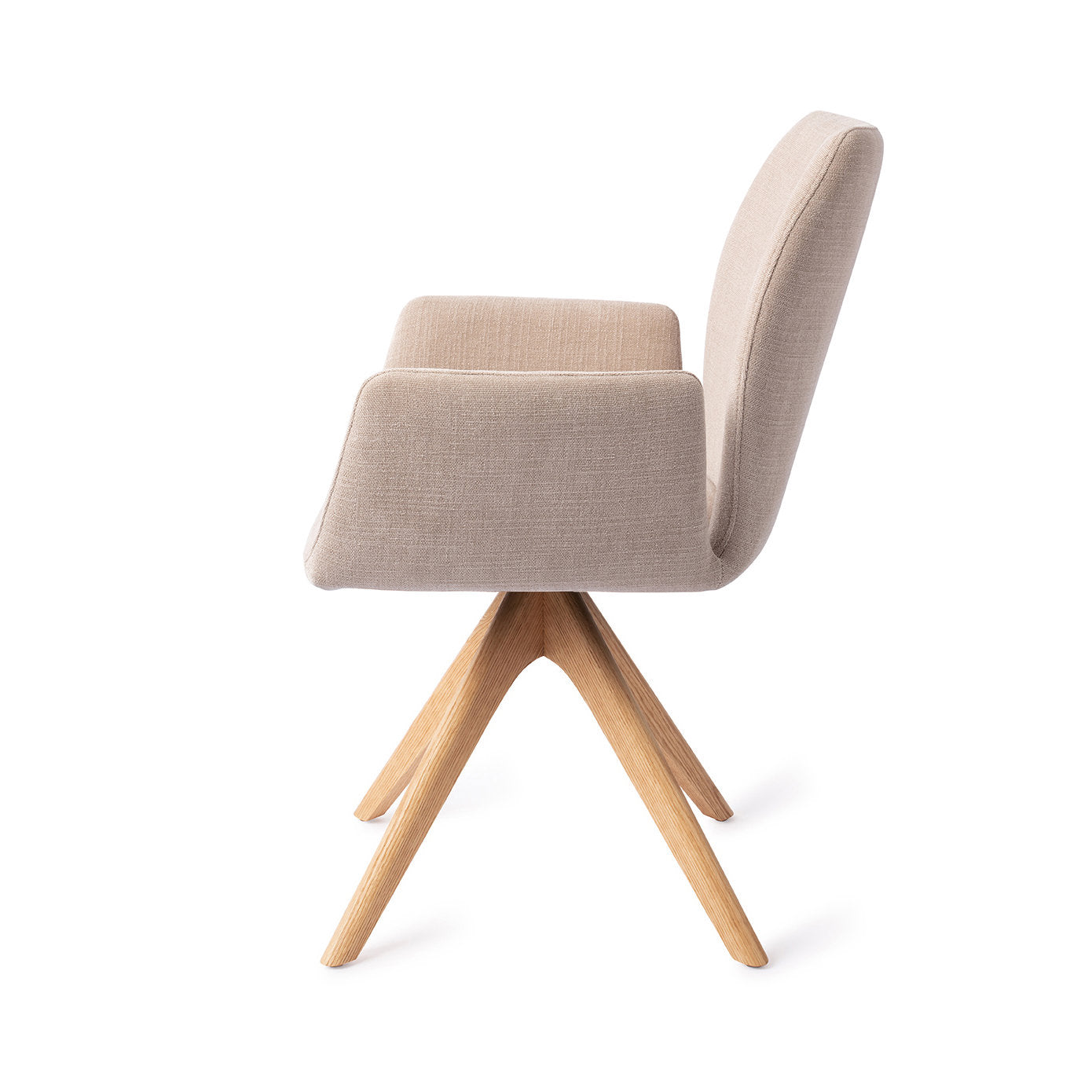 Jesper Home Misaki Sand Strand Eetkamerstoel - Revolve Oak Natural - KwaliteitWonen.nl
