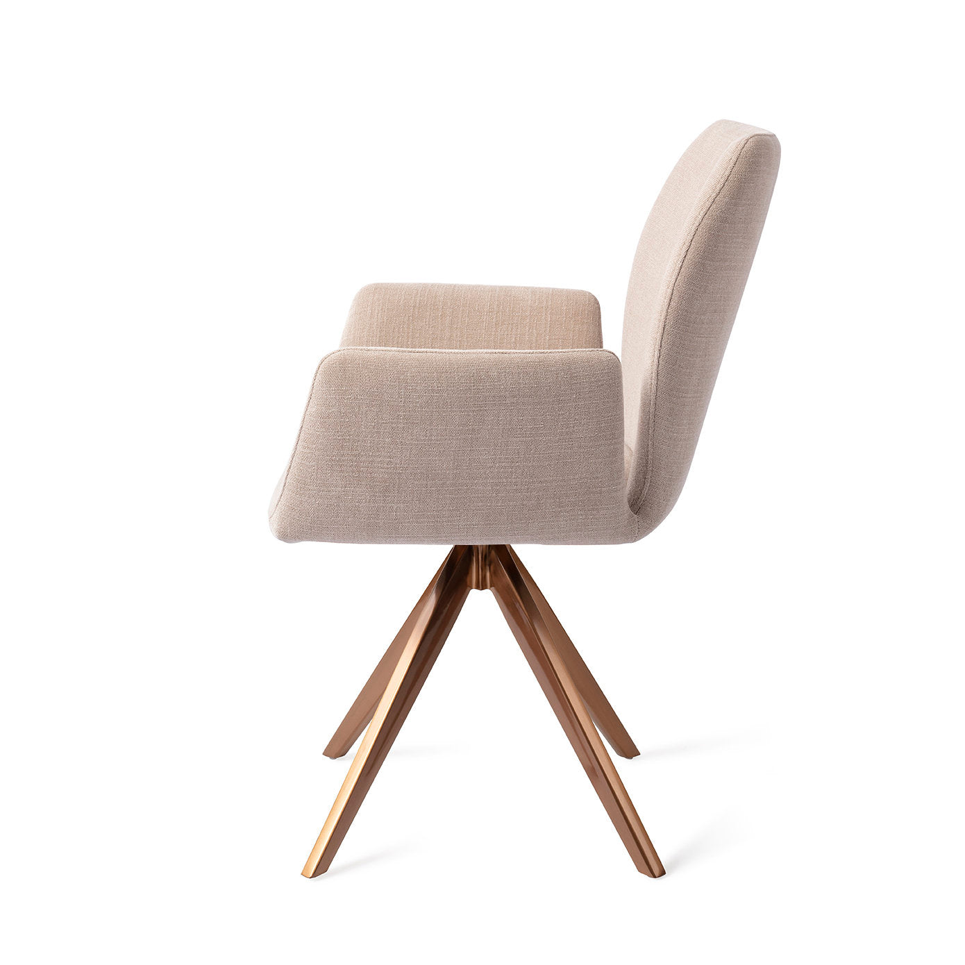 Jesper Home Misaki Sand Strand Eetkamerstoel - Turn Rose - KwaliteitWonen.nl