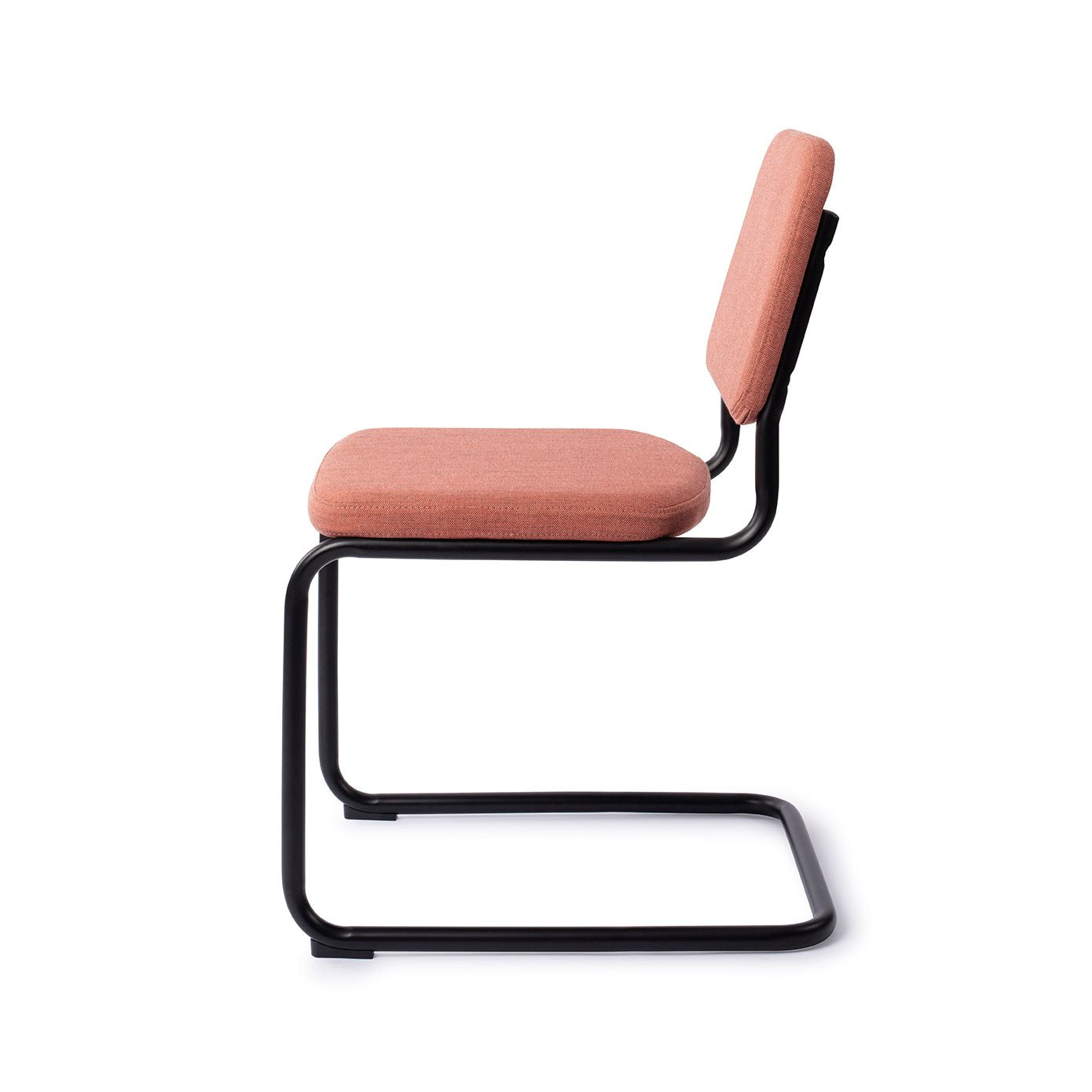 Jesper Home Mugi Coral Kiss Eetkamerstoel - Black Frame - KwaliteitWonen.nl