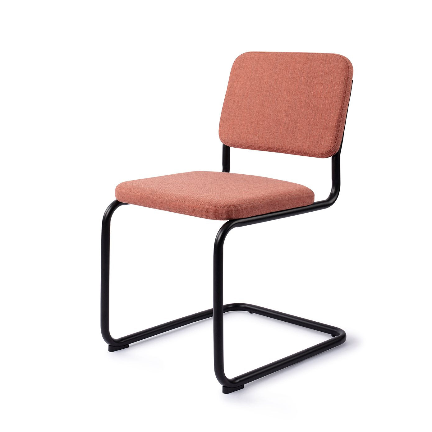 Jesper Home Mugi Coral Kiss Eetkamerstoel - Black Frame - KwaliteitWonen.nl