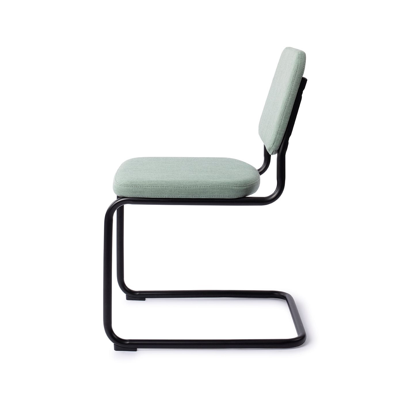 Jesper Home Mugi Spearmint Eetkamerstoel - Black Frame - KwaliteitWonen.nl
