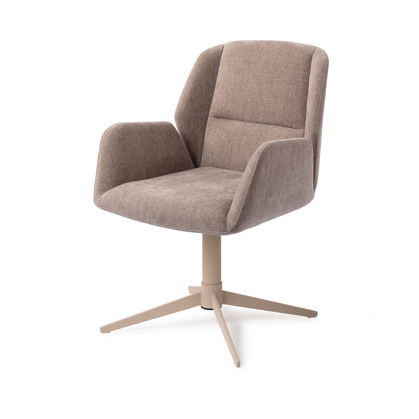 Jesper Home Myoko Greystones Eetkamerstoel - Quad Beige - KwaliteitWonen.nl