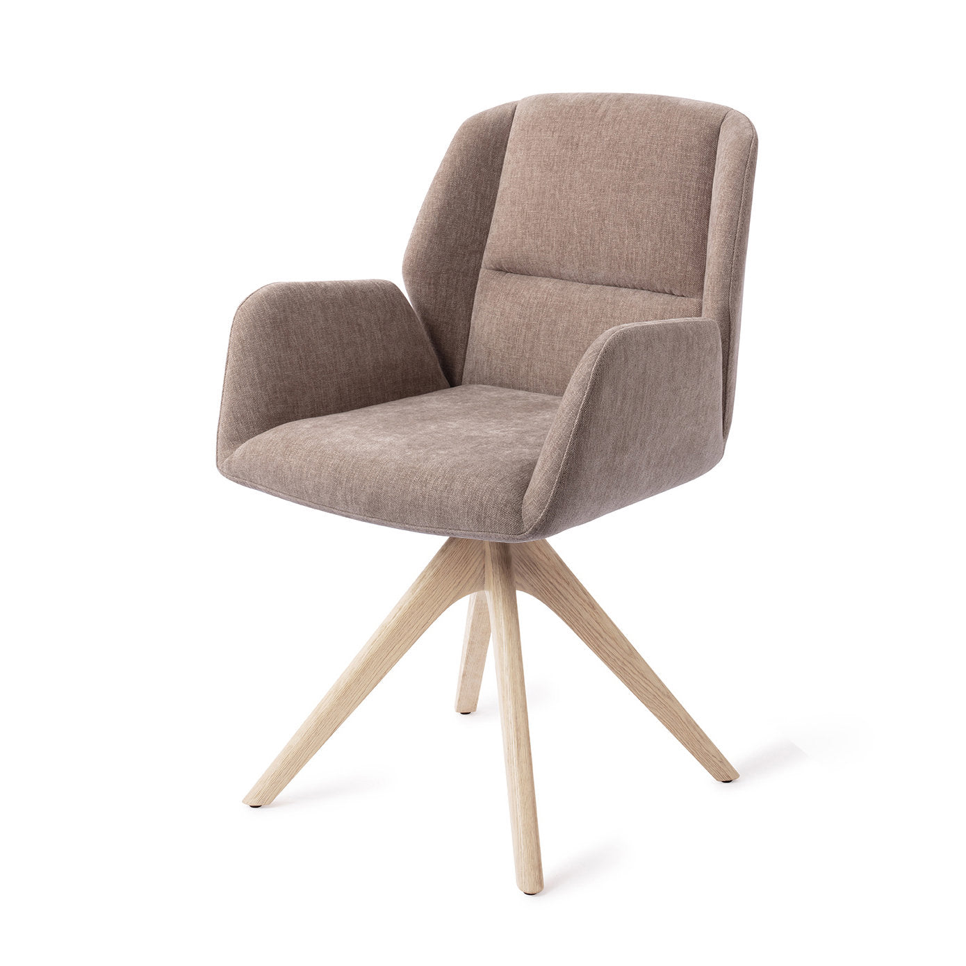 Jesper Home Myoko Greystones Eetkamerstoel - Revolve Oak Bleach - KwaliteitWonen.nl