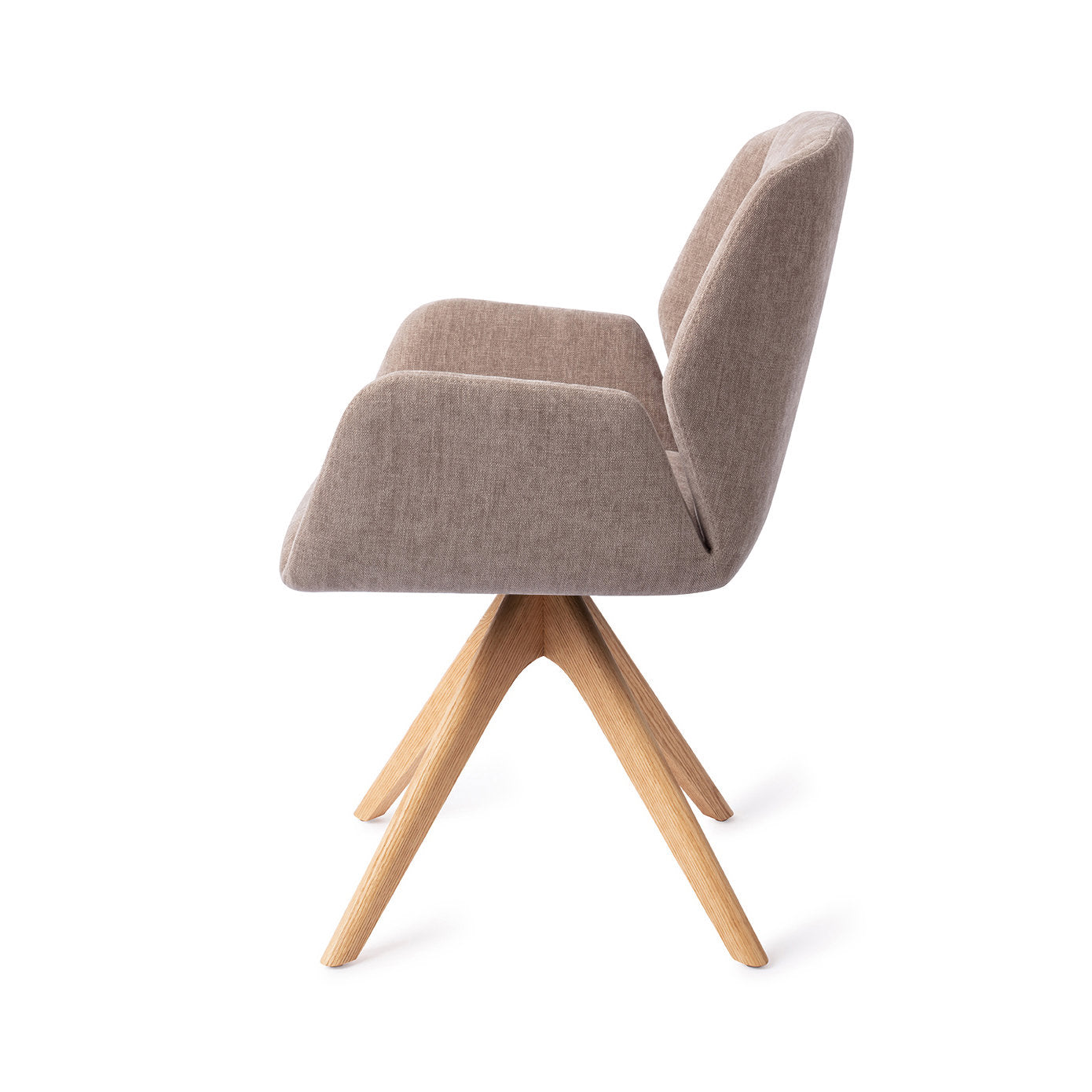 Jesper Home Myoko Greystones Eetkamerstoel - Revolve Oak Natural - KwaliteitWonen.nl