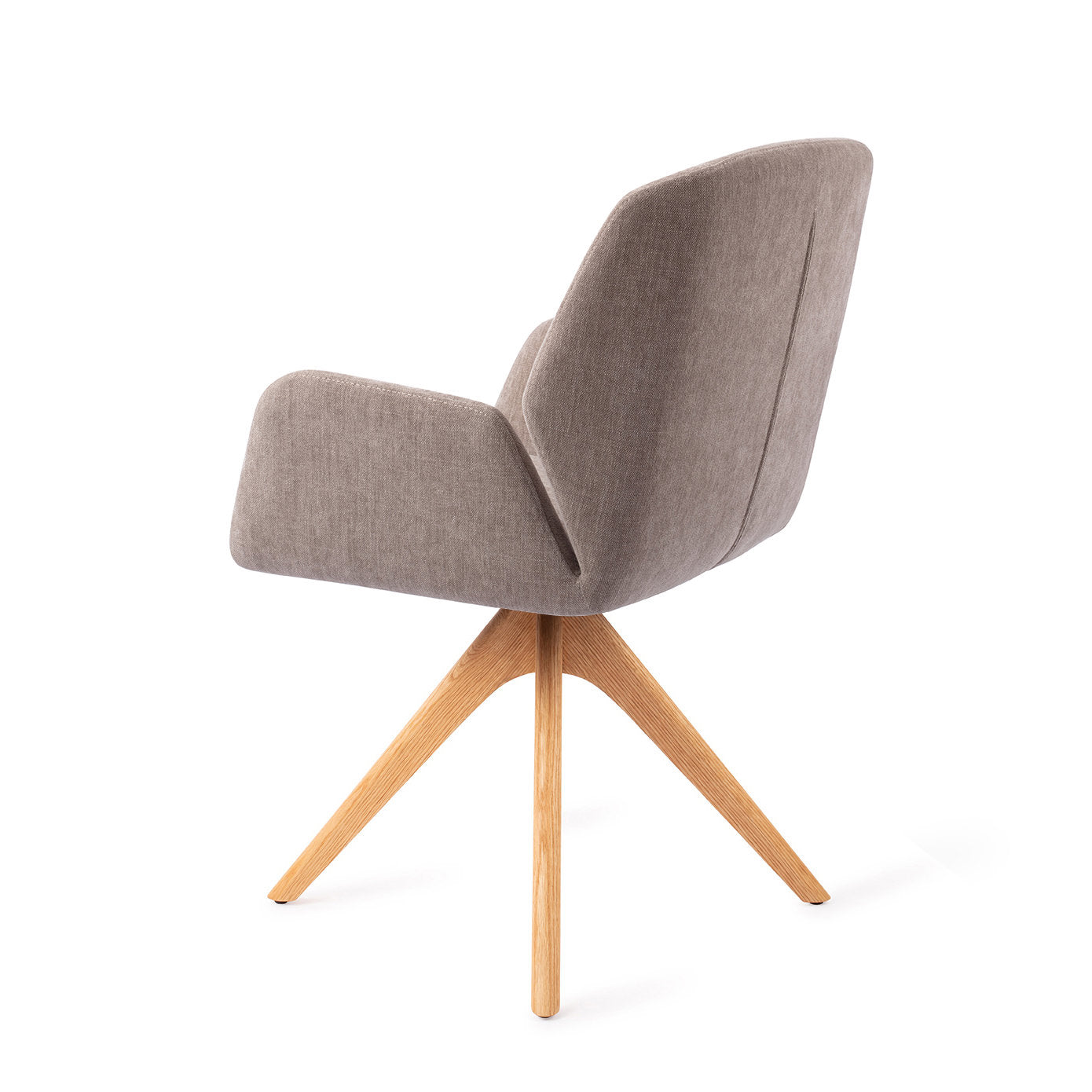 Jesper Home Myoko Greystones Eetkamerstoel - Revolve Oak Natural - KwaliteitWonen.nl