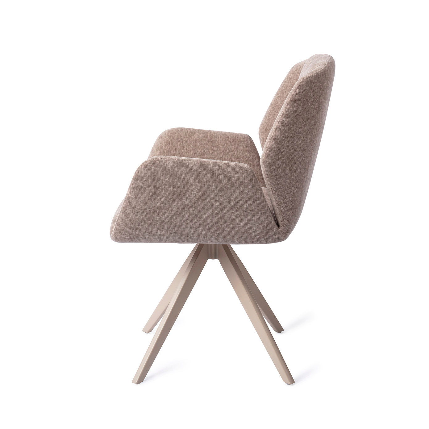 Jesper Home Myoko Greystones Eetkamerstoel - Turn Beige - KwaliteitWonen.nl