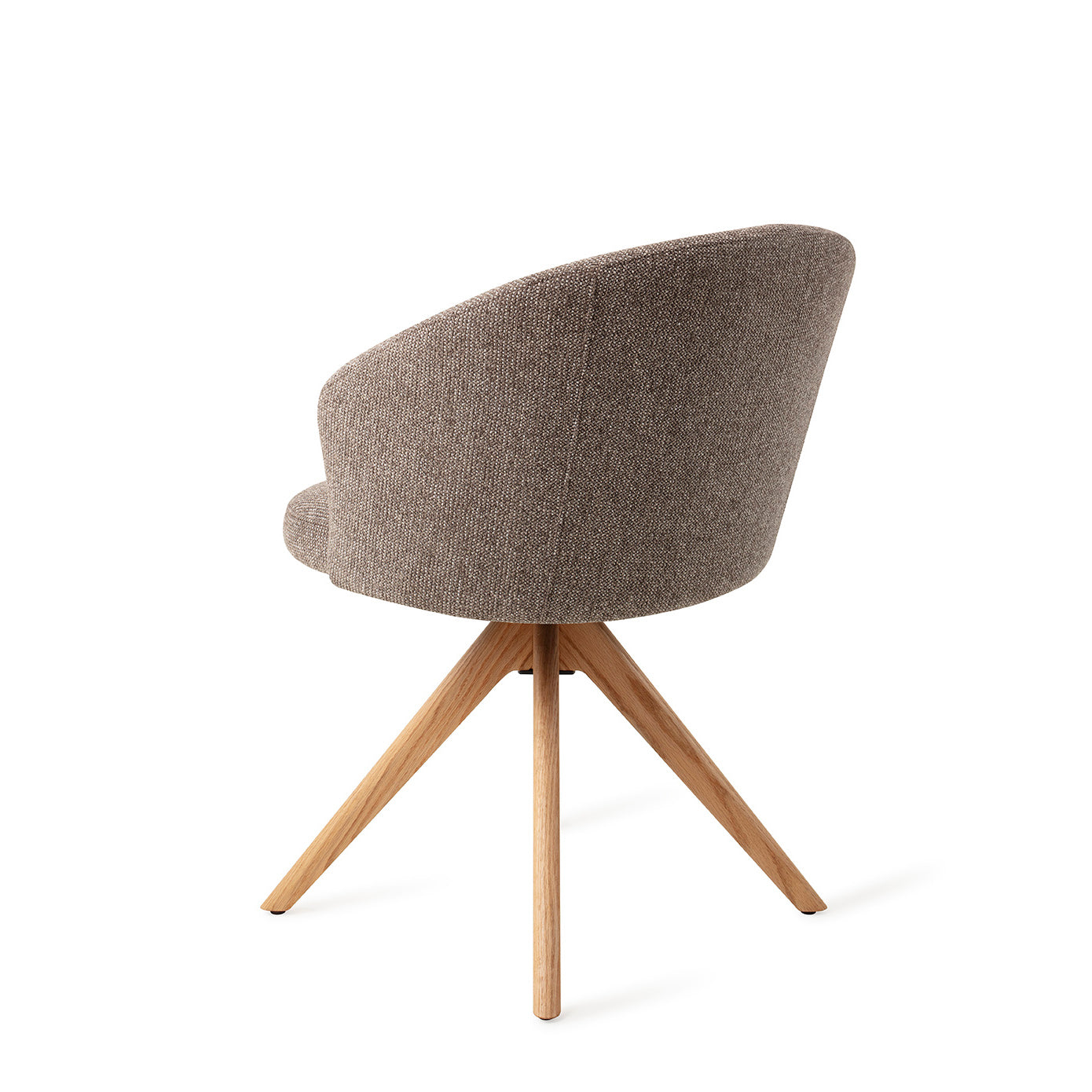 Jesper Home Niimi Saving Greige Eetkamerstoel - Revolve Oak Natural - KwaliteitWonen.nl
