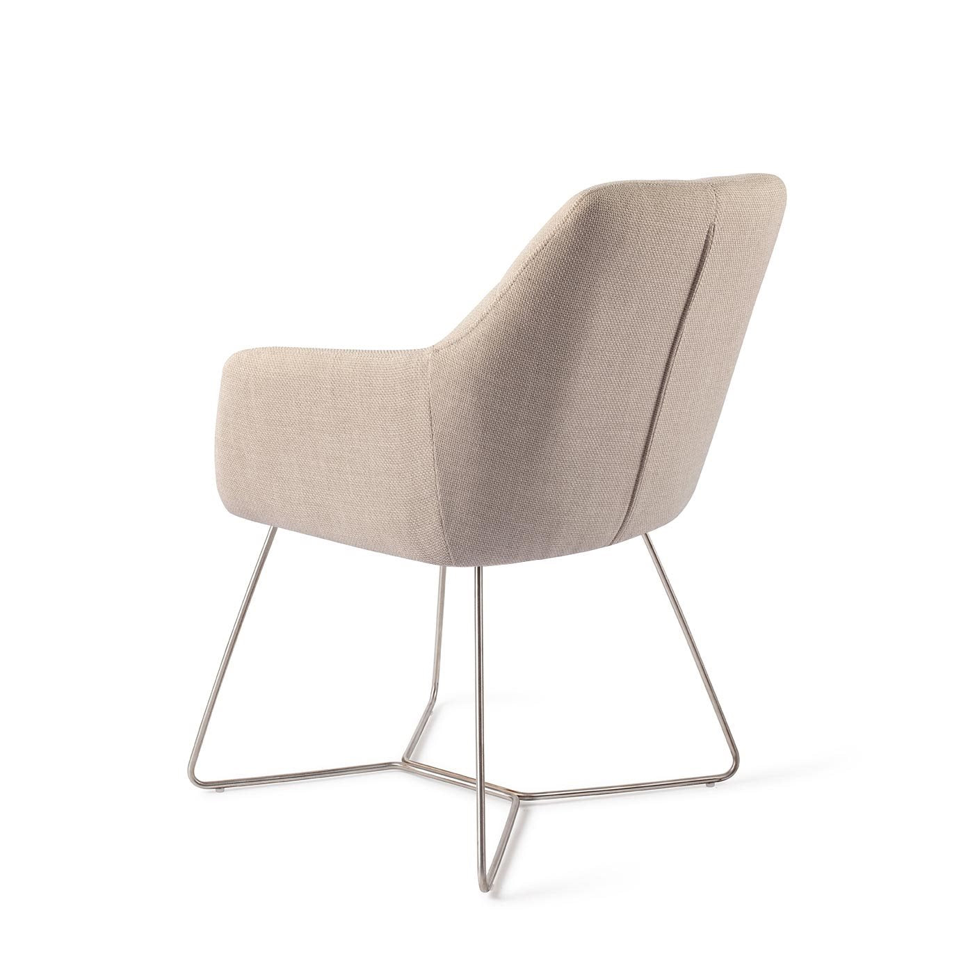 Jesper Home Noto Overnight Oats Eetkamerstoel - Beehive Steel - KwaliteitWonen.nl