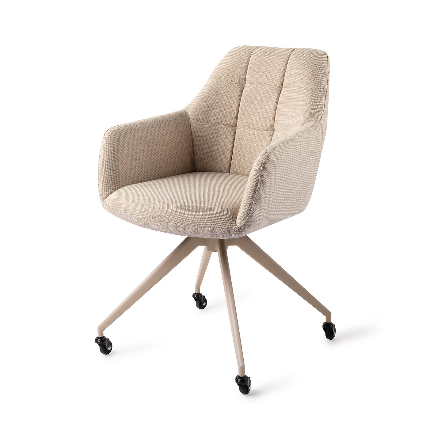 Jesper Home Noto Overnight Oats Eetkamerstoel - Glide Beige - KwaliteitWonen.nl