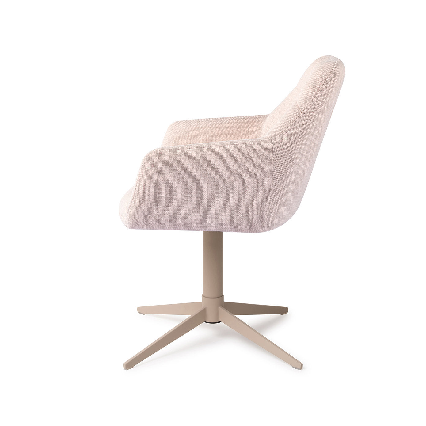 Jesper Home Noto Petal Pink Eetkamerstoel - Quad Beige - KwaliteitWonen.nl