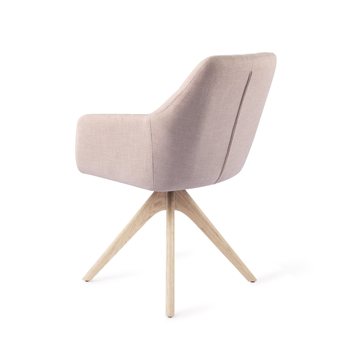 Jesper Home Noto Petal Pink Eetkamerstoel - Revolve Oak Bleach - KwaliteitWonen.nl