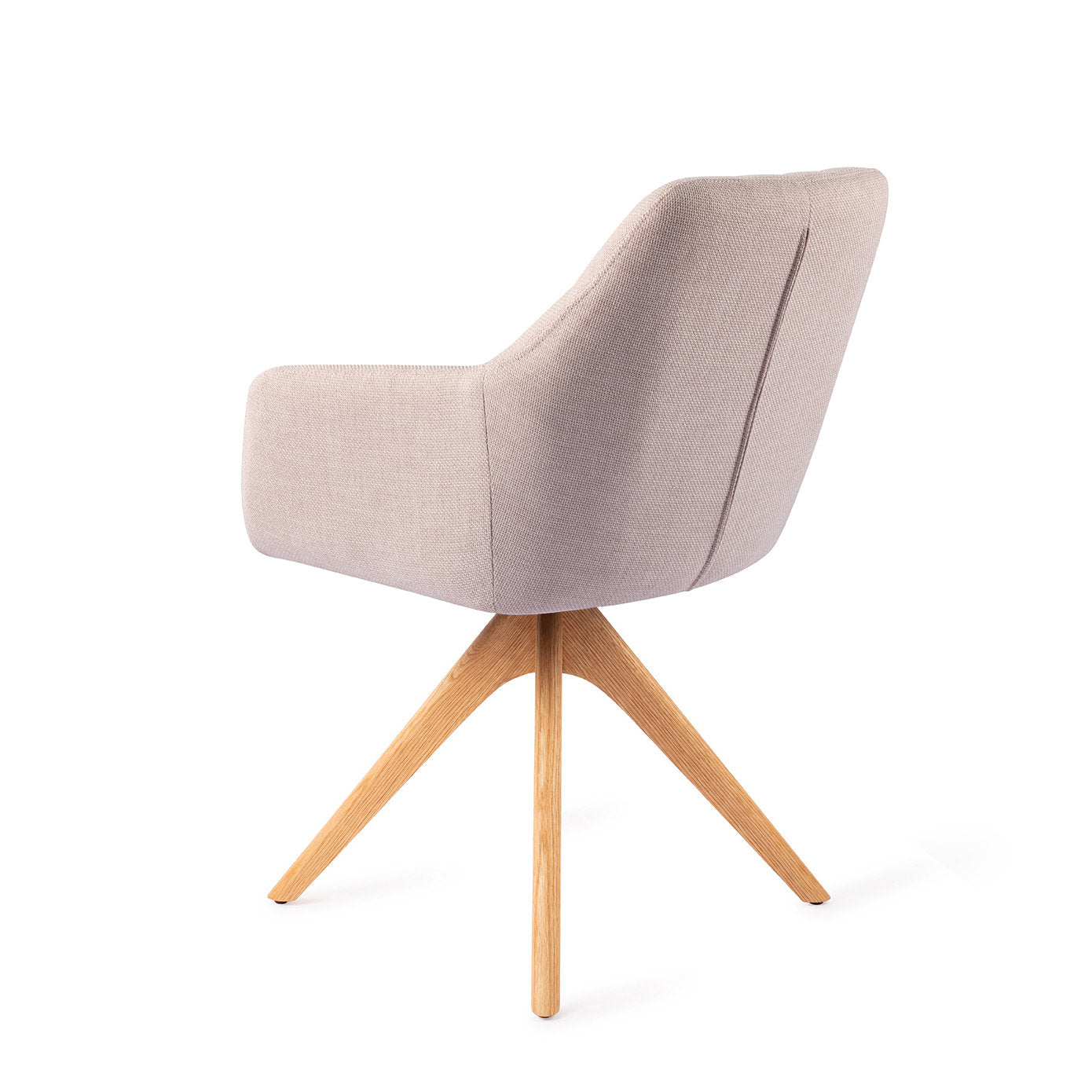 Jesper Home Noto Petal Pink Eetkamerstoel - Revolve Oak Natural - KwaliteitWonen.nl