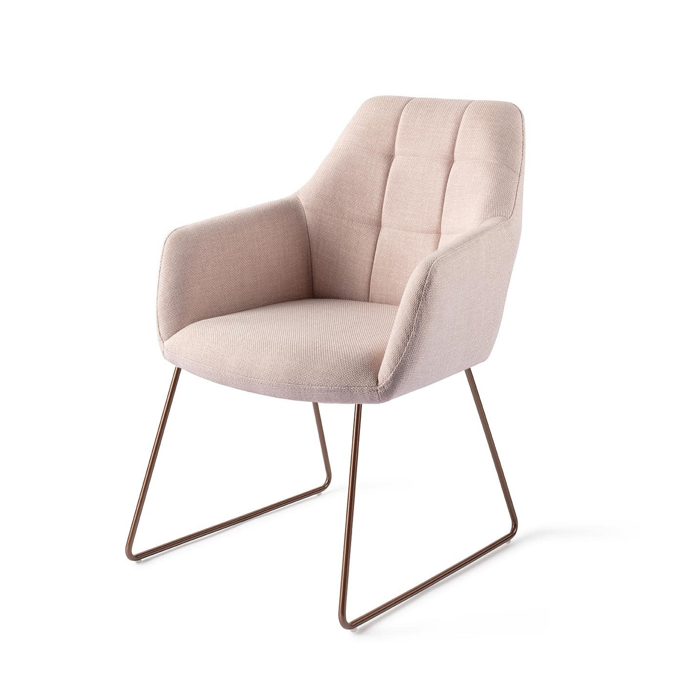 Jesper Home Noto Petal Pink Eetkamerstoel - Slide Rose - KwaliteitWonen.nl