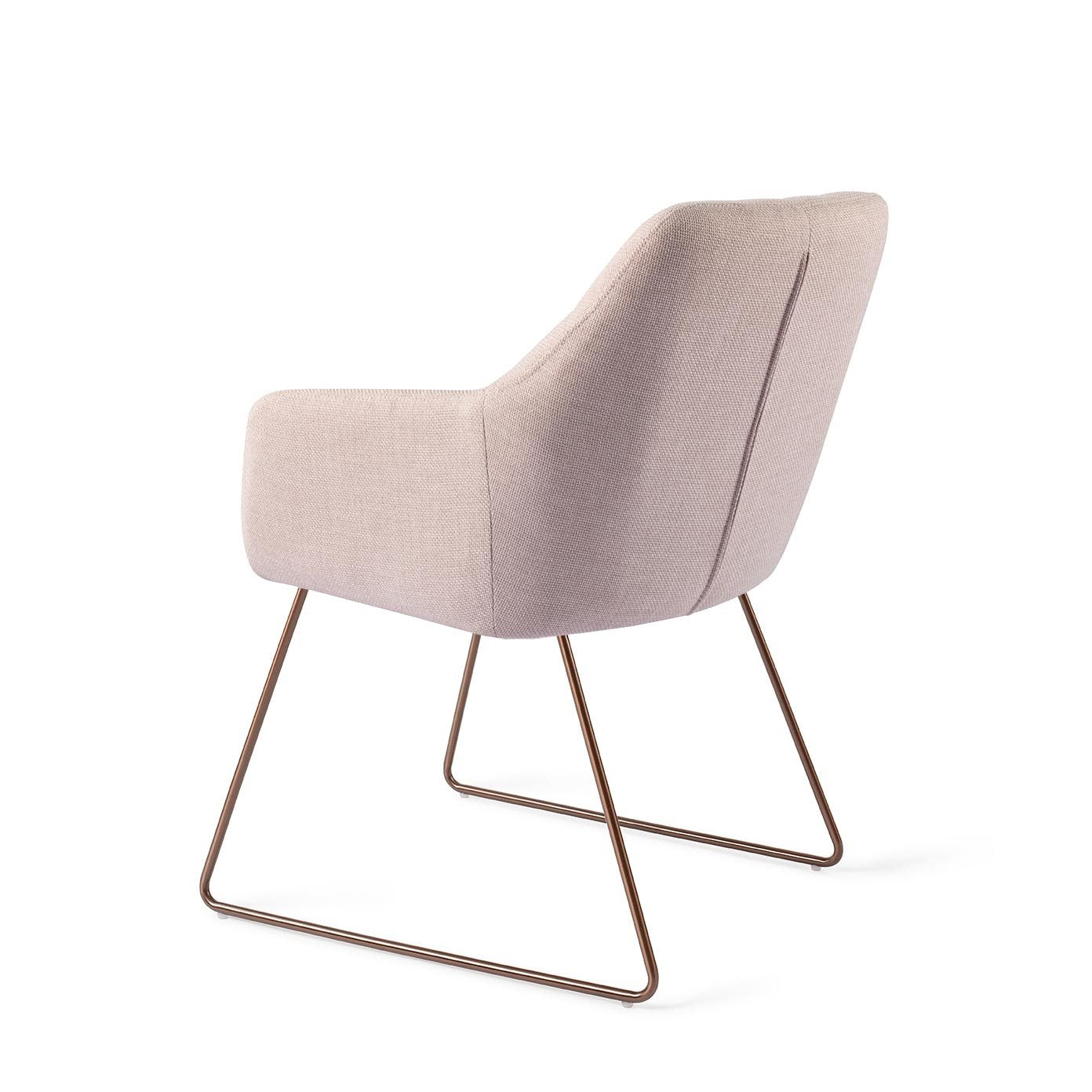 Jesper Home Noto Petal Pink Eetkamerstoel - Slide Rose - KwaliteitWonen.nl