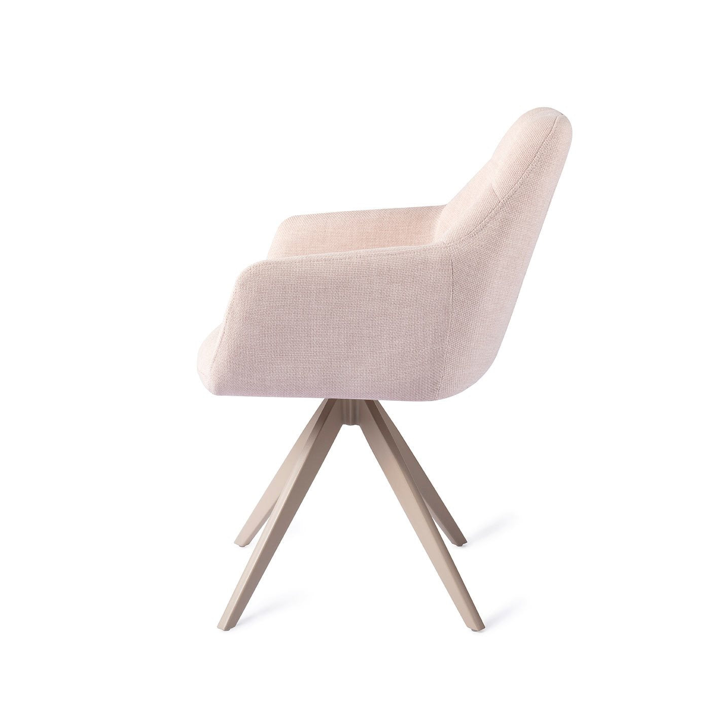 Jesper Home Noto Petal Pink Eetkamerstoel - Turn Beige - KwaliteitWonen.nl