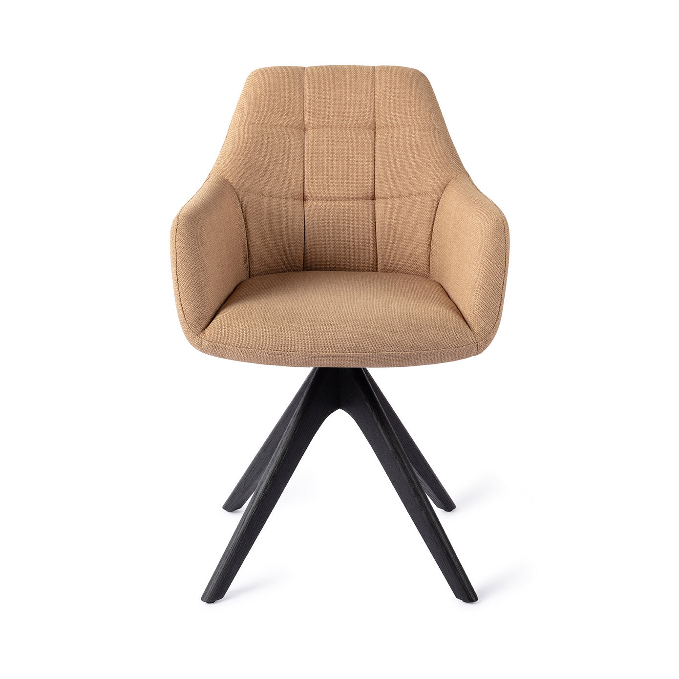 Jesper Home Noto Toasted Toffee Eetkamerstoel - Revolve Oak Black - KwaliteitWonen.nl