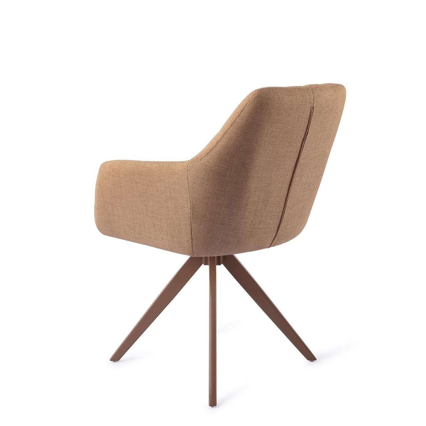 Jesper Home Noto Toasted Toffee Eetkamerstoel - Turn Brown - KwaliteitWonen.nl