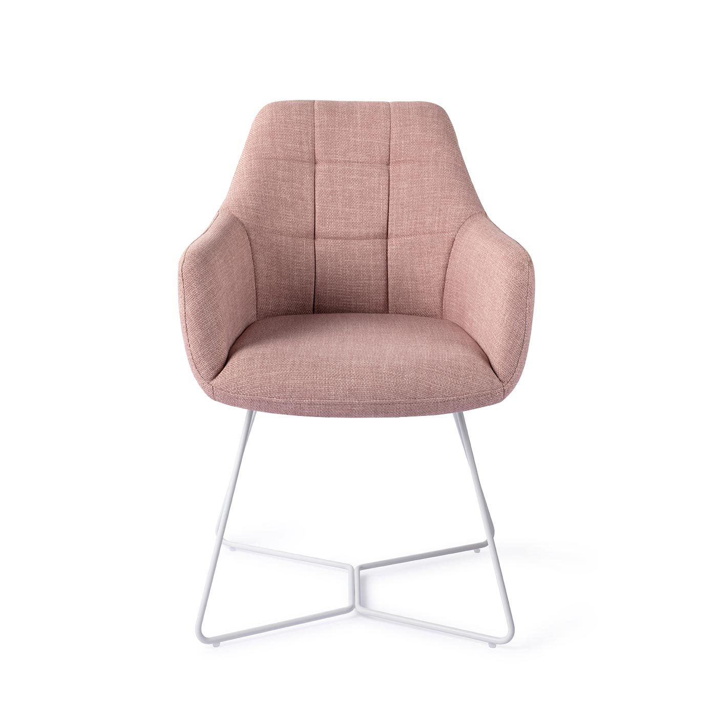 Jesper Home Noto VIntage Rose Eetkamerstoel - Beehive White - KwaliteitWonen.nl