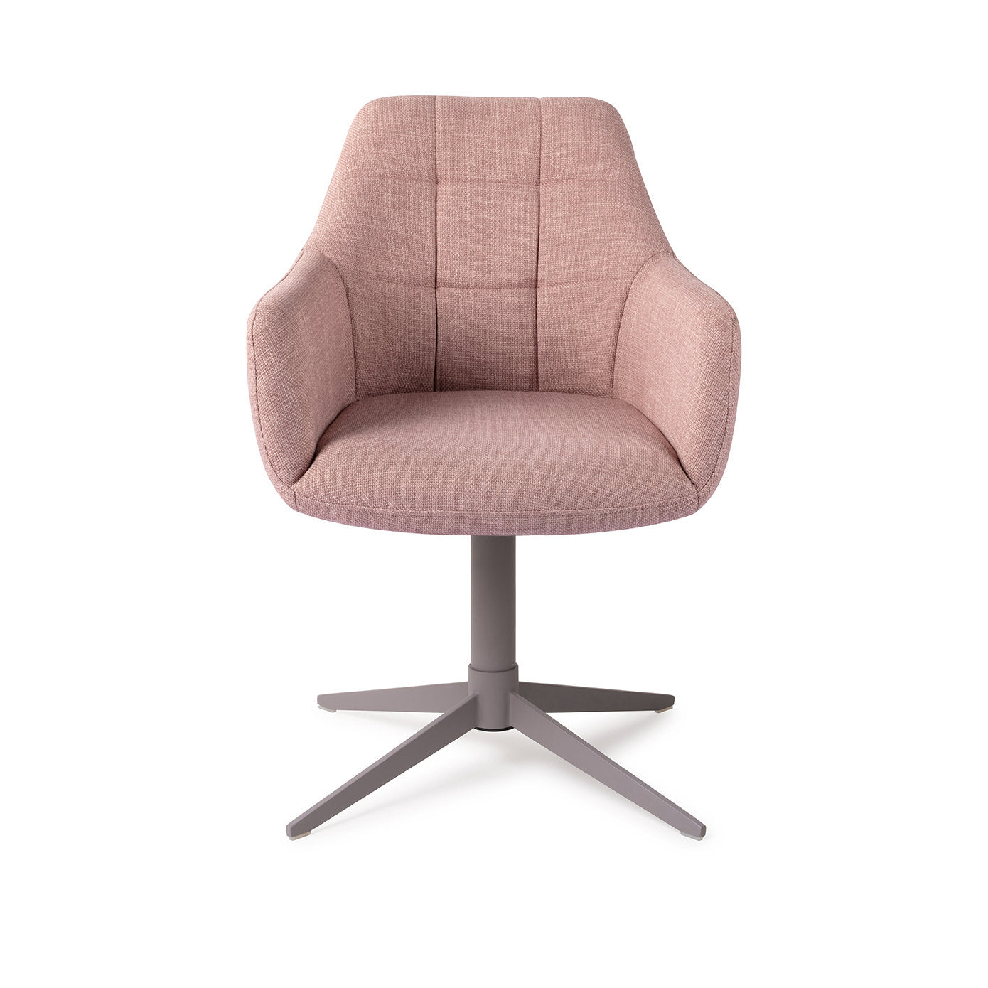 Jesper Home Noto VIntage Rose Eetkamerstoel - Quad Grey - KwaliteitWonen.nl