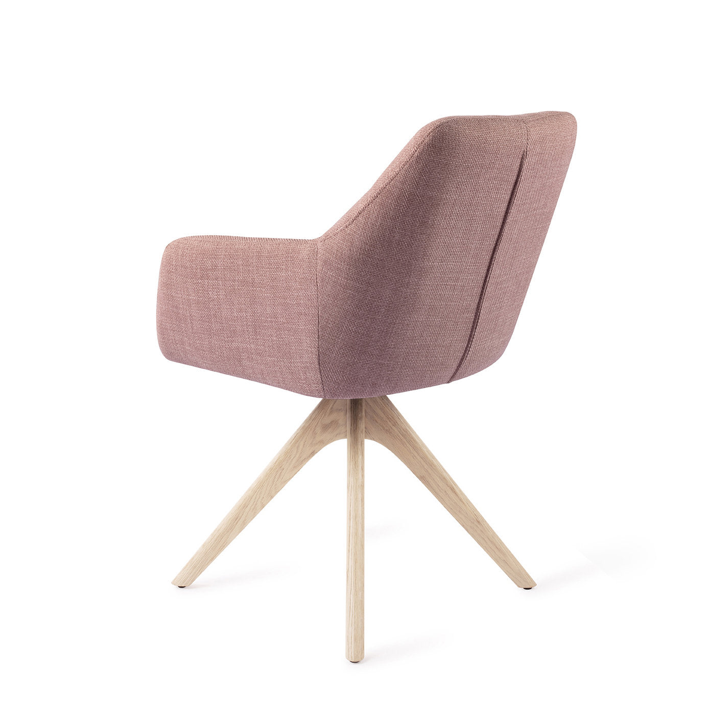 Jesper Home Noto VIntage Rose Eetkamerstoel - Revolve Oak Bleach - KwaliteitWonen.nl