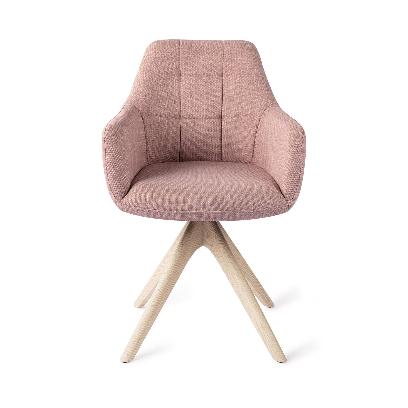 Jesper Home Noto VIntage Rose Eetkamerstoel - Revolve Oak Bleach - KwaliteitWonen.nl