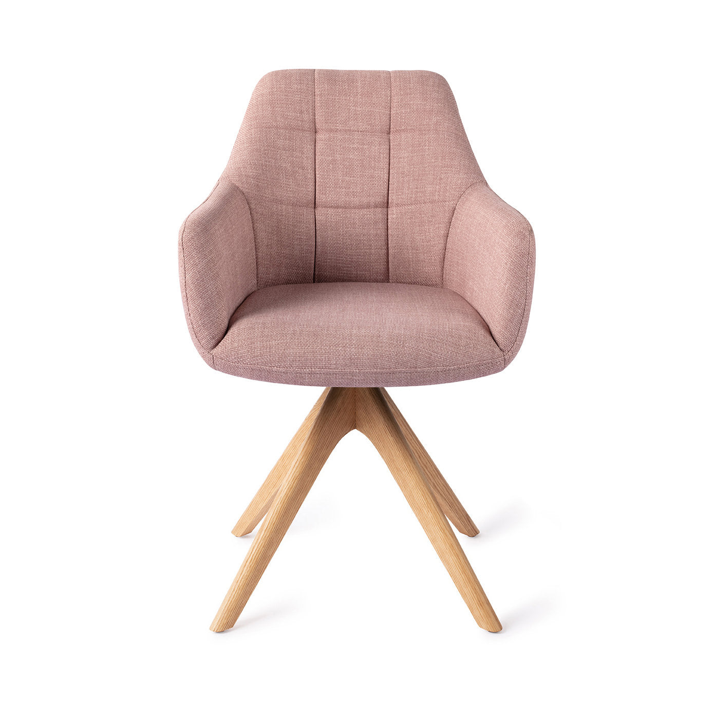 Jesper Home Noto VIntage Rose Eetkamerstoel - Revolve Oak Natural - KwaliteitWonen.nl