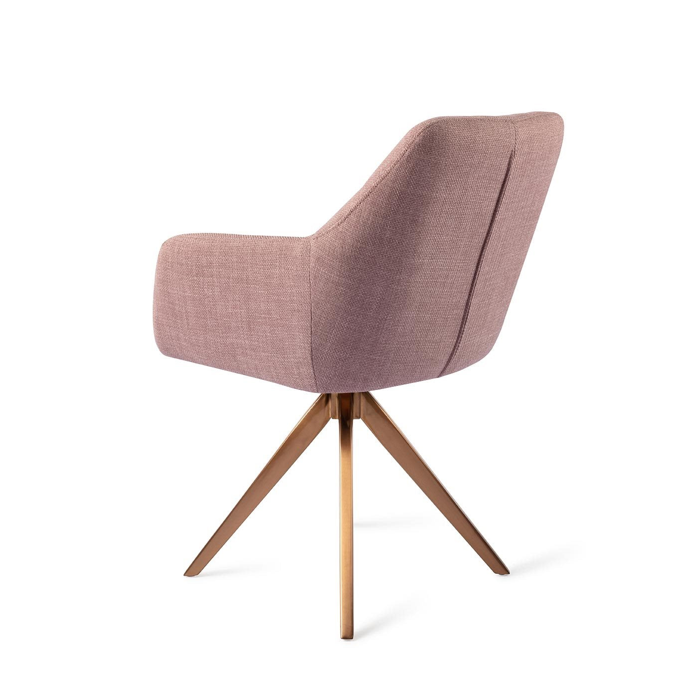 Jesper Home Noto VIntage Rose Eetkamerstoel - Turn Rose - KwaliteitWonen.nl