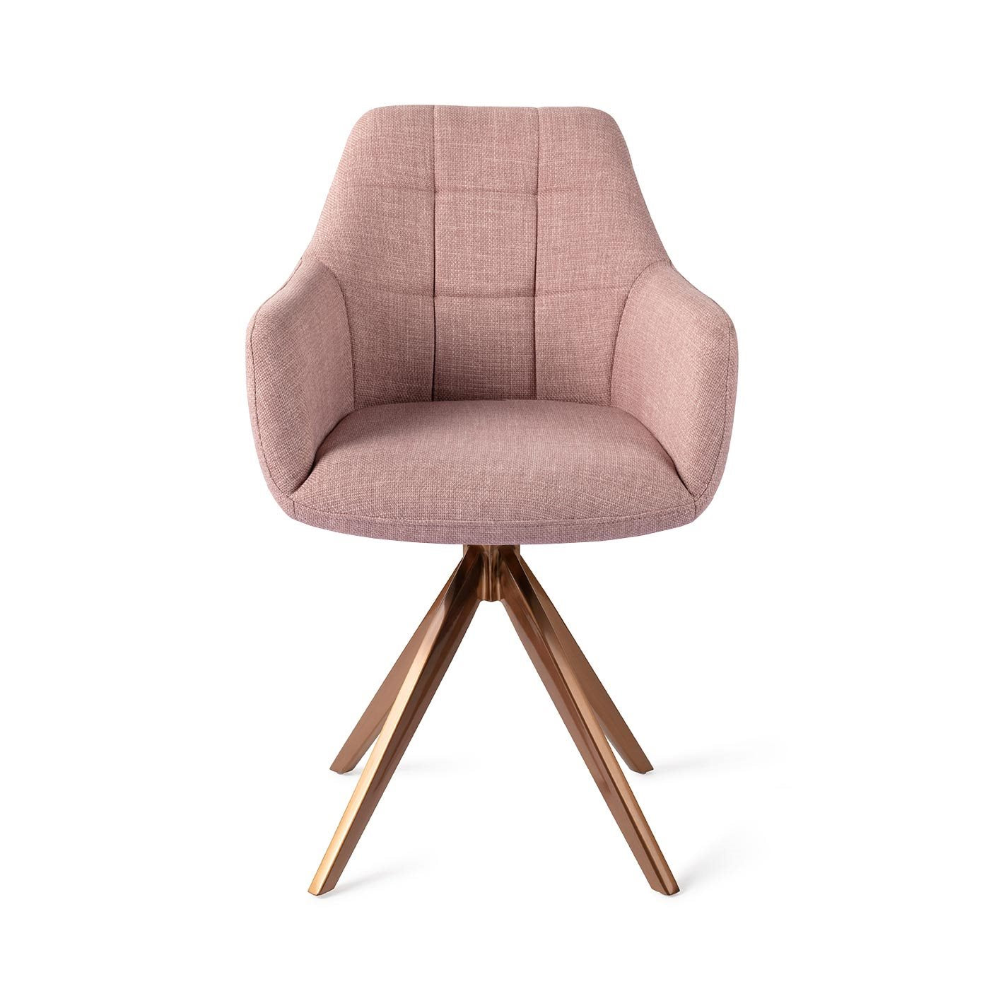 Jesper Home Noto VIntage Rose Eetkamerstoel - Turn Rose - KwaliteitWonen.nl