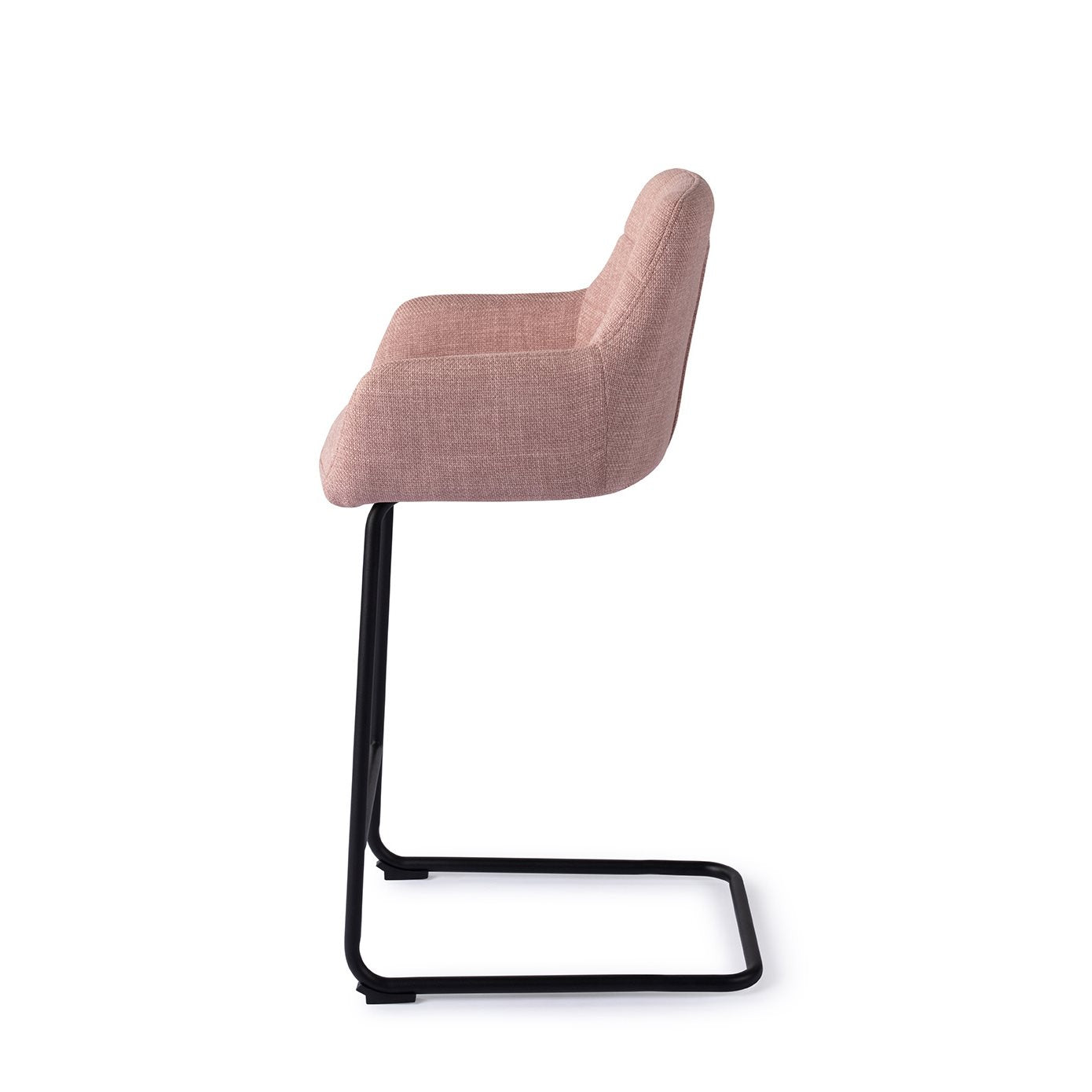 Jesper Home Noto Vintage Rose Barkruk - Arch Black (L) - KwaliteitWonen.nl