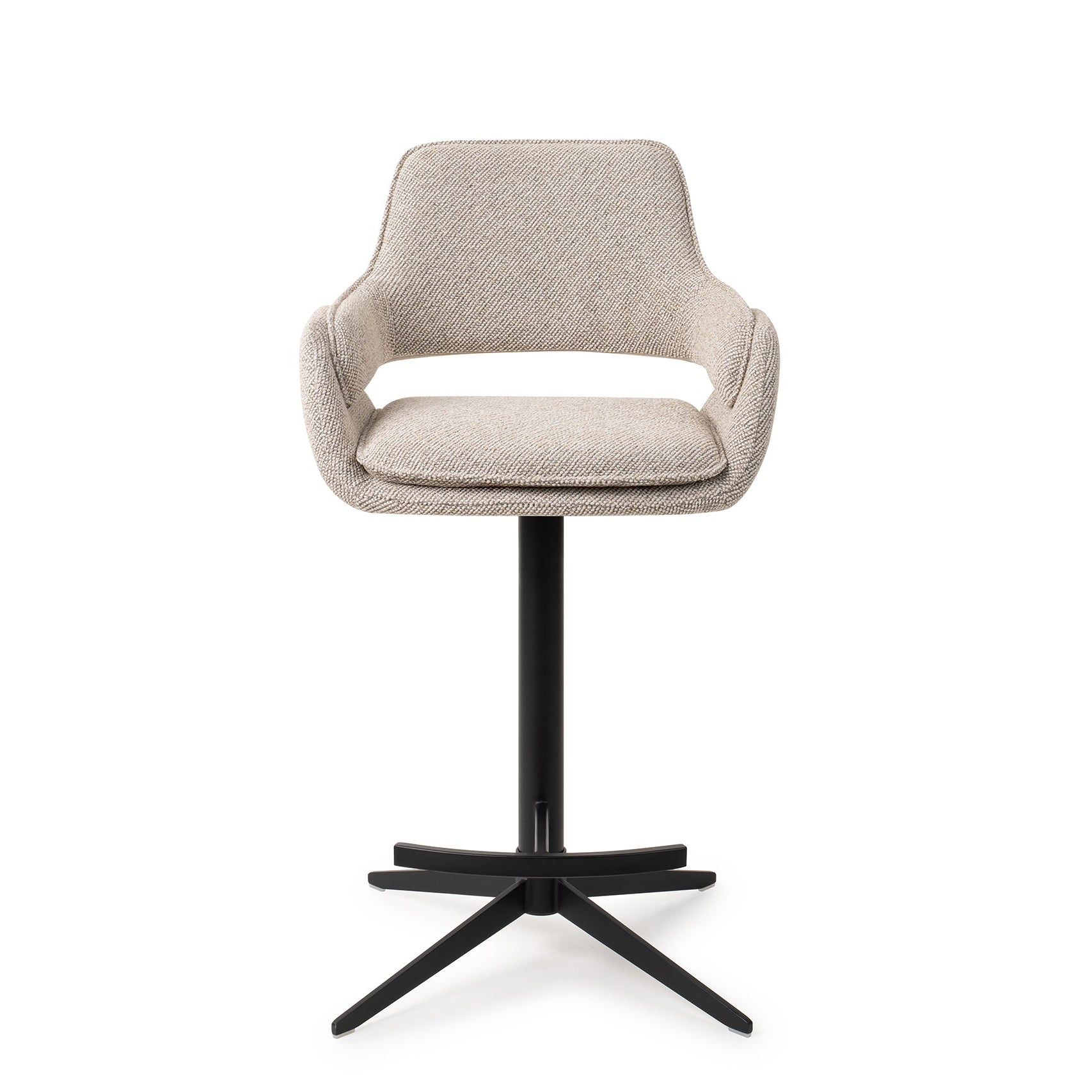 Jesper Home Oketo Beige Haze Counter chair (L)-Kwaliteitwonen.nl
