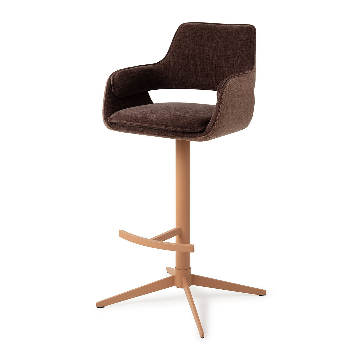 Jesper Home Oketo Chestnut Chase Barkruk (H) - KwaliteitWonen.nl