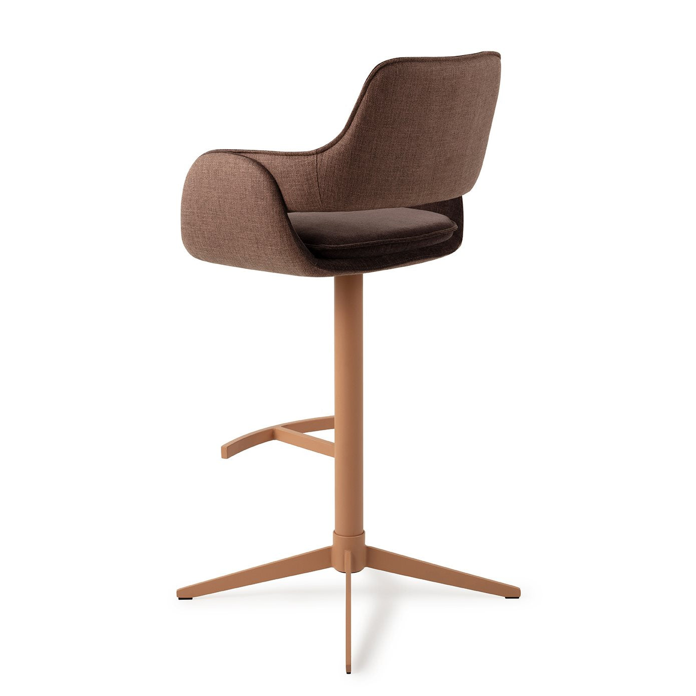 Jesper Home Oketo Chestnut Chase Barkruk (H) - KwaliteitWonen.nl