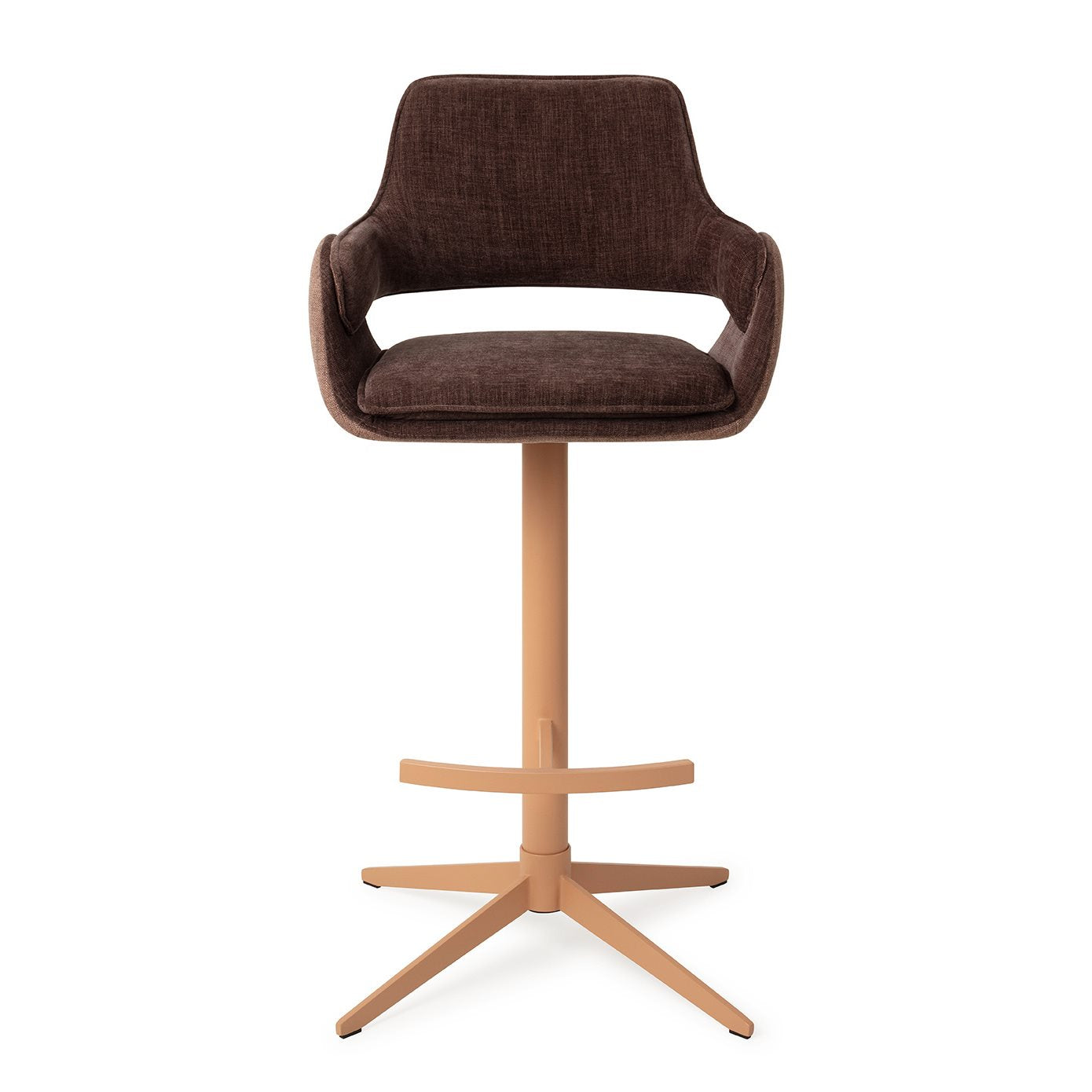 Jesper Home Oketo Chestnut Chase Barkruk (H) - KwaliteitWonen.nl