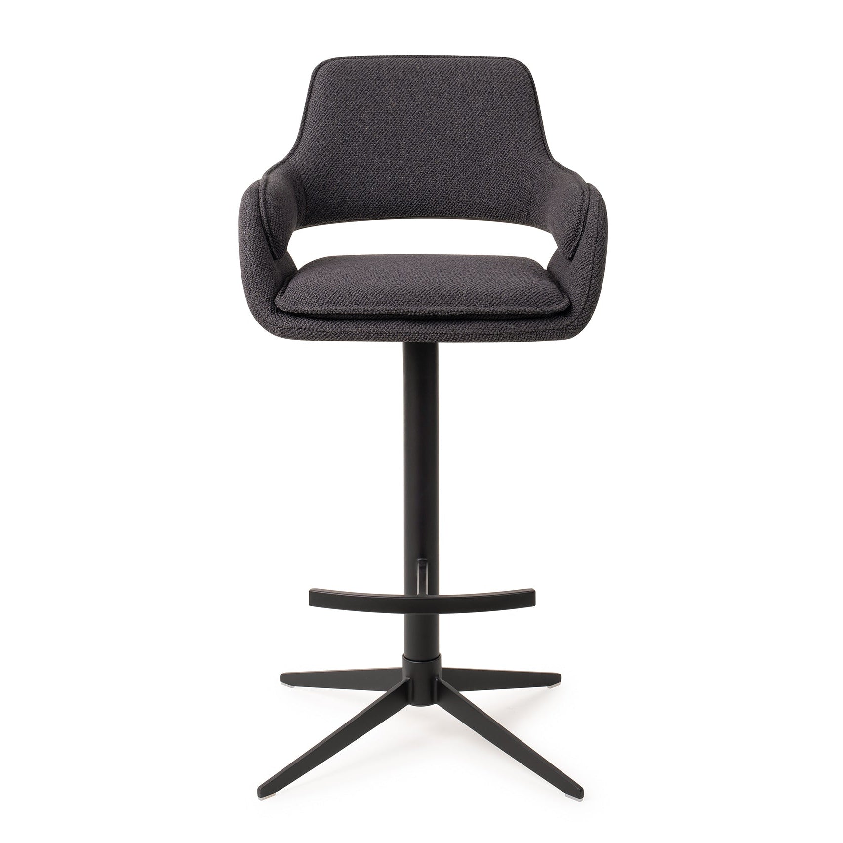 Jesper Home Oketo Indigo Ink Barkruk (H)-Kwaliteitwonen.nl