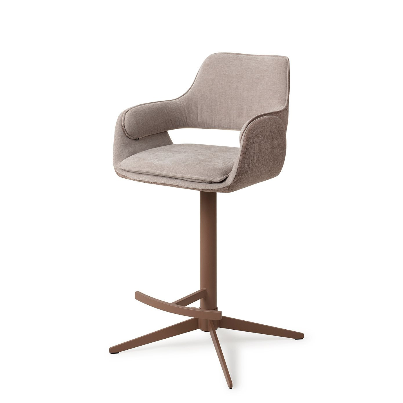 Jesper Home Oketo No Grey Mouse Barkruk (L) - KwaliteitWonen.nl