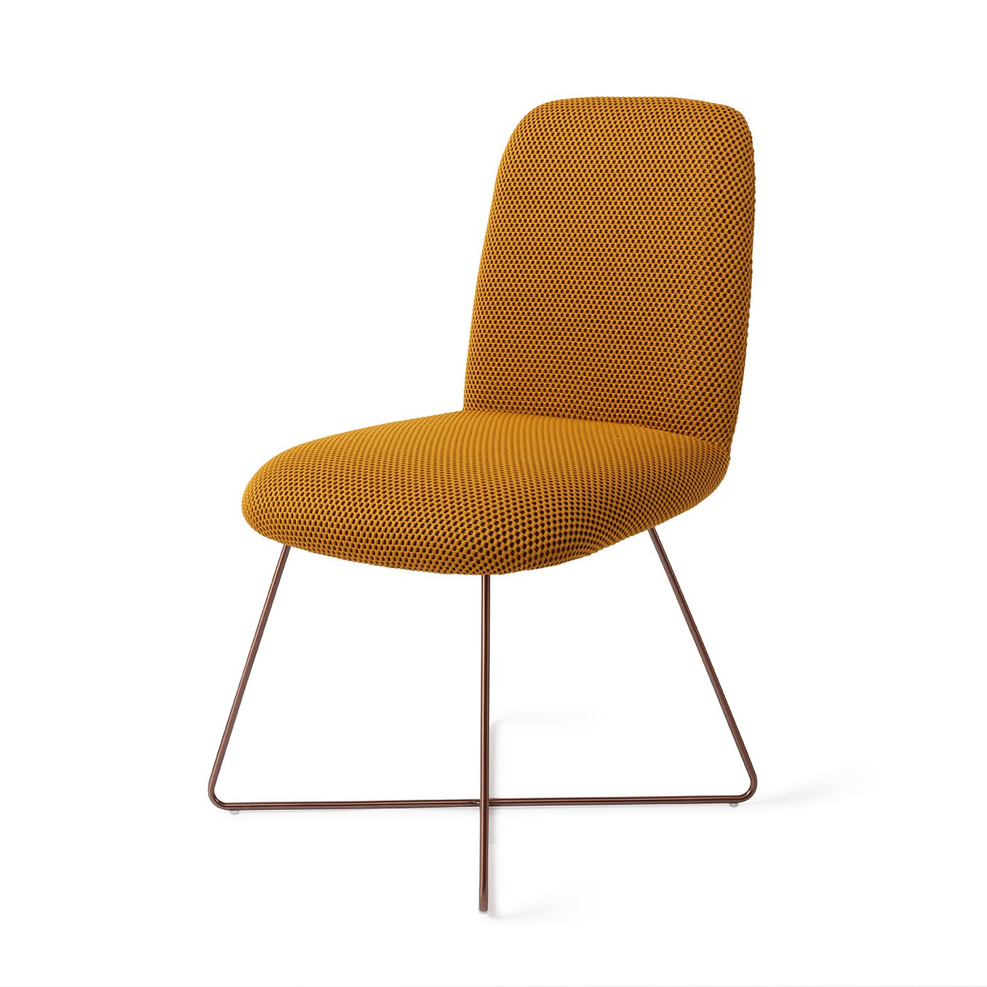 Jesper Home Taiwa Groovy Garam Eetkamerstoel - Cross Rose - KwaliteitWonen.nl