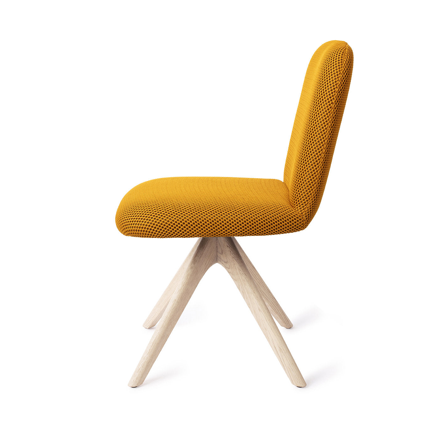 Jesper Home Taiwa Groovy Garam Eetkamerstoel - Revolve Oak Bleach - KwaliteitWonen.nl