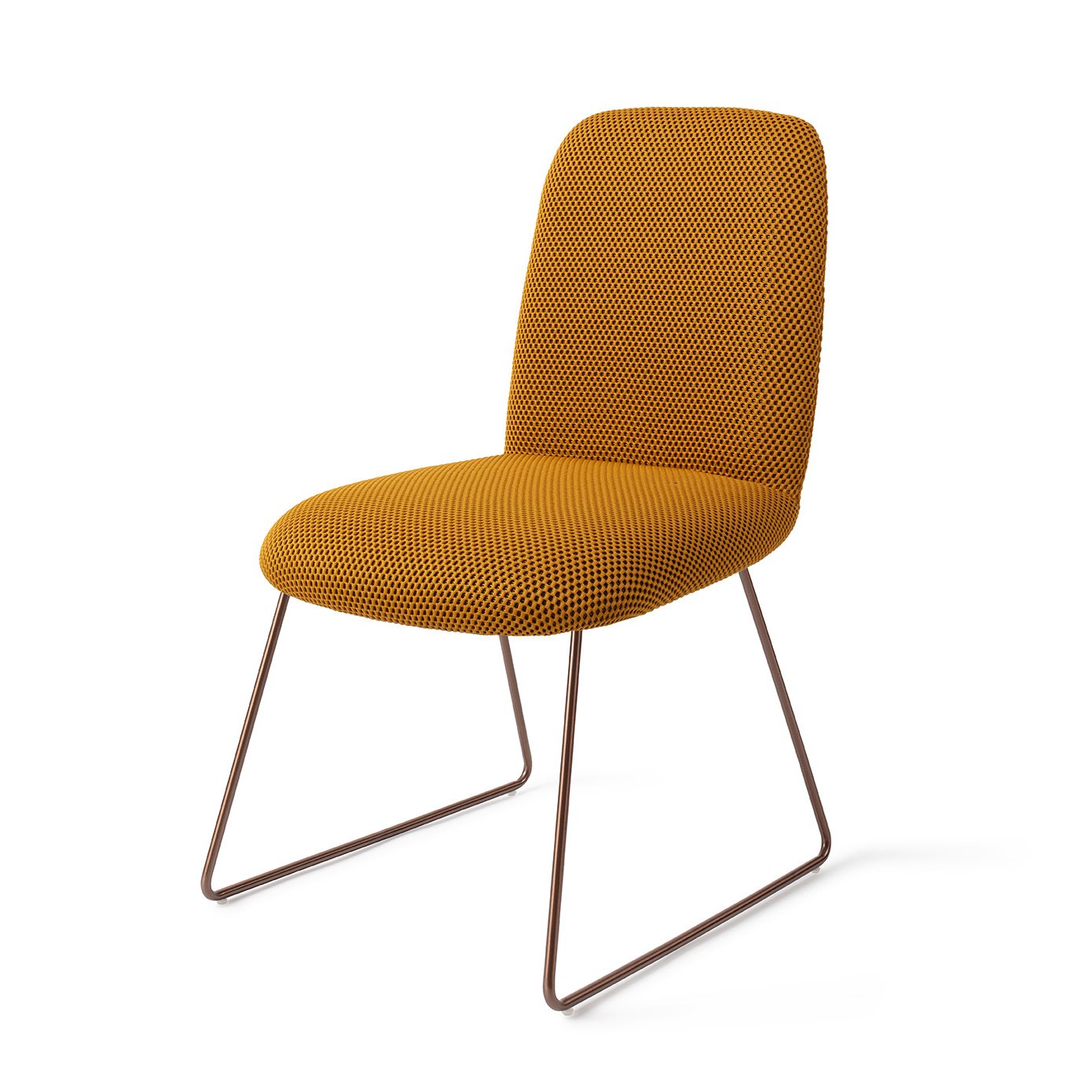 Jesper Home Taiwa Groovy Garam Eetkamerstoel - Slide Rose - KwaliteitWonen.nl