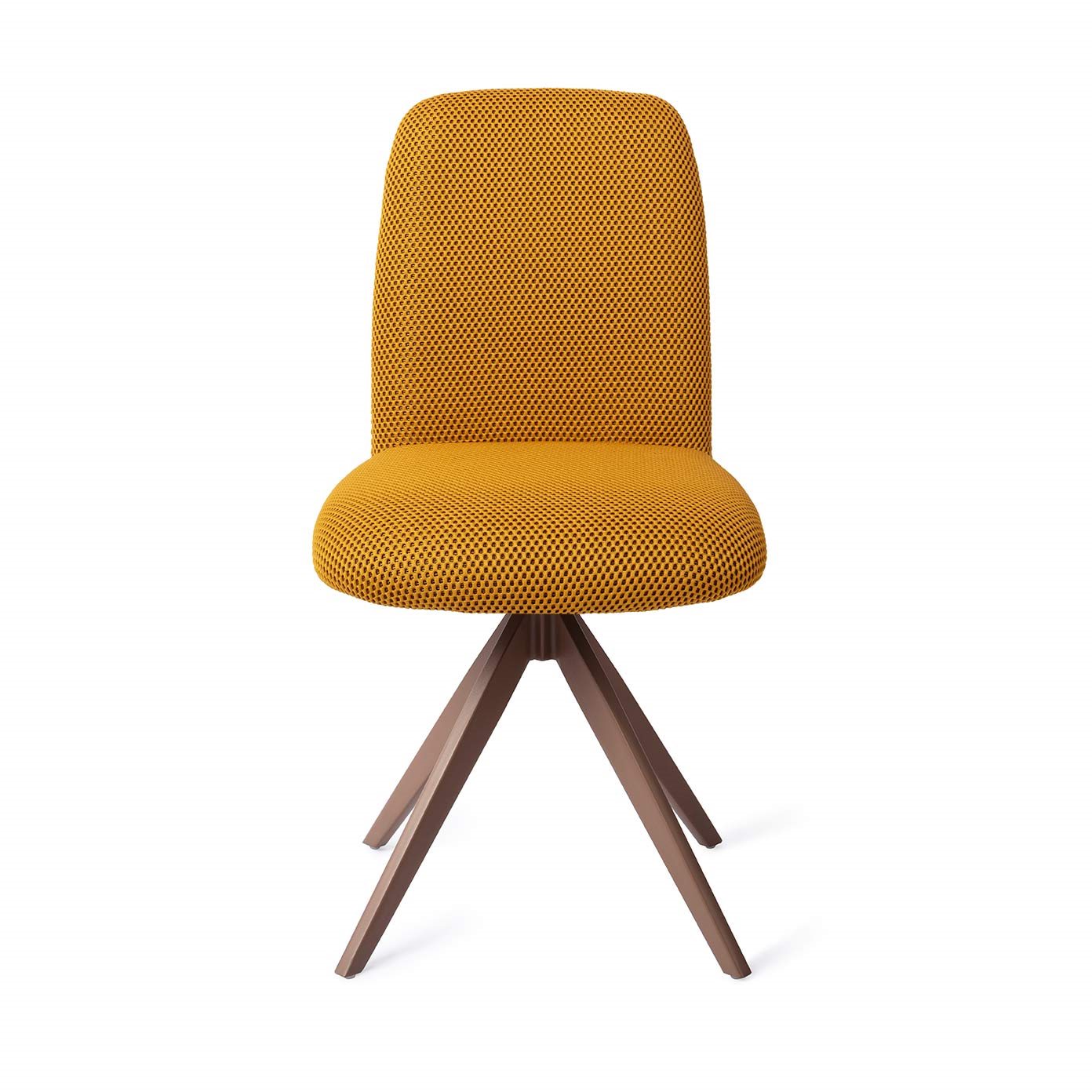 Jesper Home Taiwa Groovy Garam Eetkamerstoel - Turn Brown - KwaliteitWonen.nl