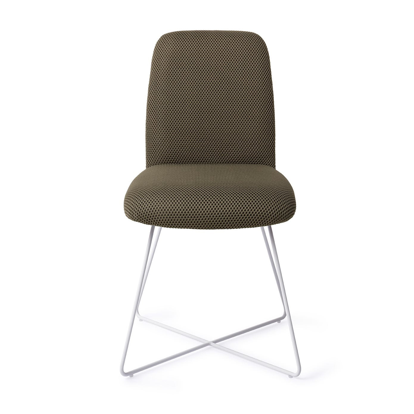 Jesper Home Taiwa Jungle Jewel Eetkamerstoel - Cross White - KwaliteitWonen.nl