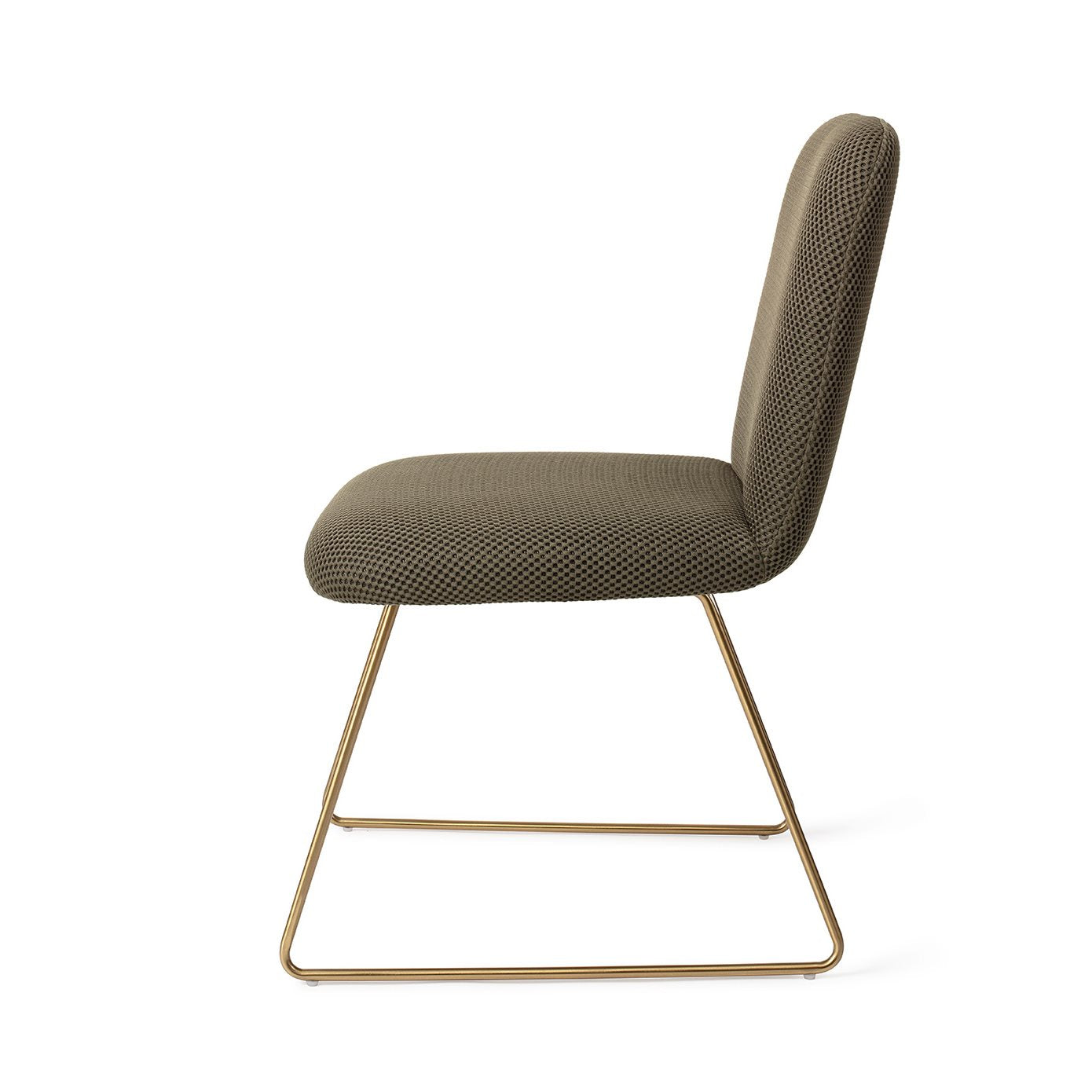 Jesper Home Taiwa Jungle Jewel Eetkamerstoel - Slide Gold - KwaliteitWonen.nl