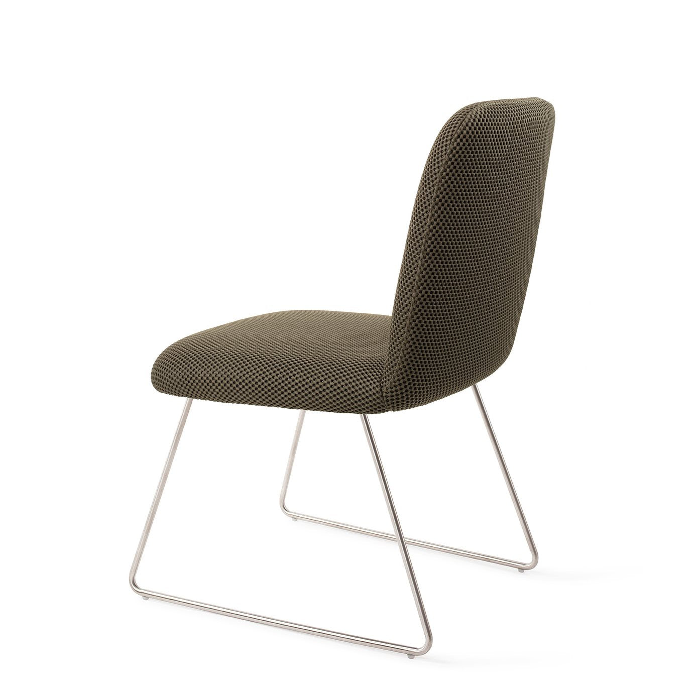 Jesper Home Taiwa Jungle Jewel Eetkamerstoel - Slide Steel - KwaliteitWonen.nl