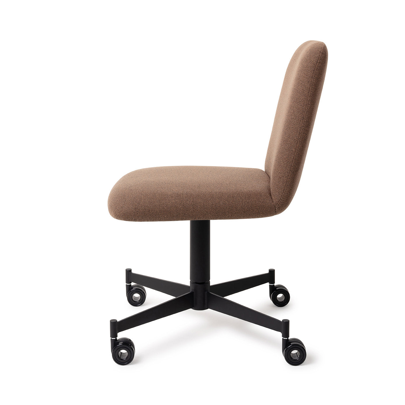 Jesper Home Taiwa Rustic Rye Eetkamerstoel - Caster Black - KwaliteitWonen.nl