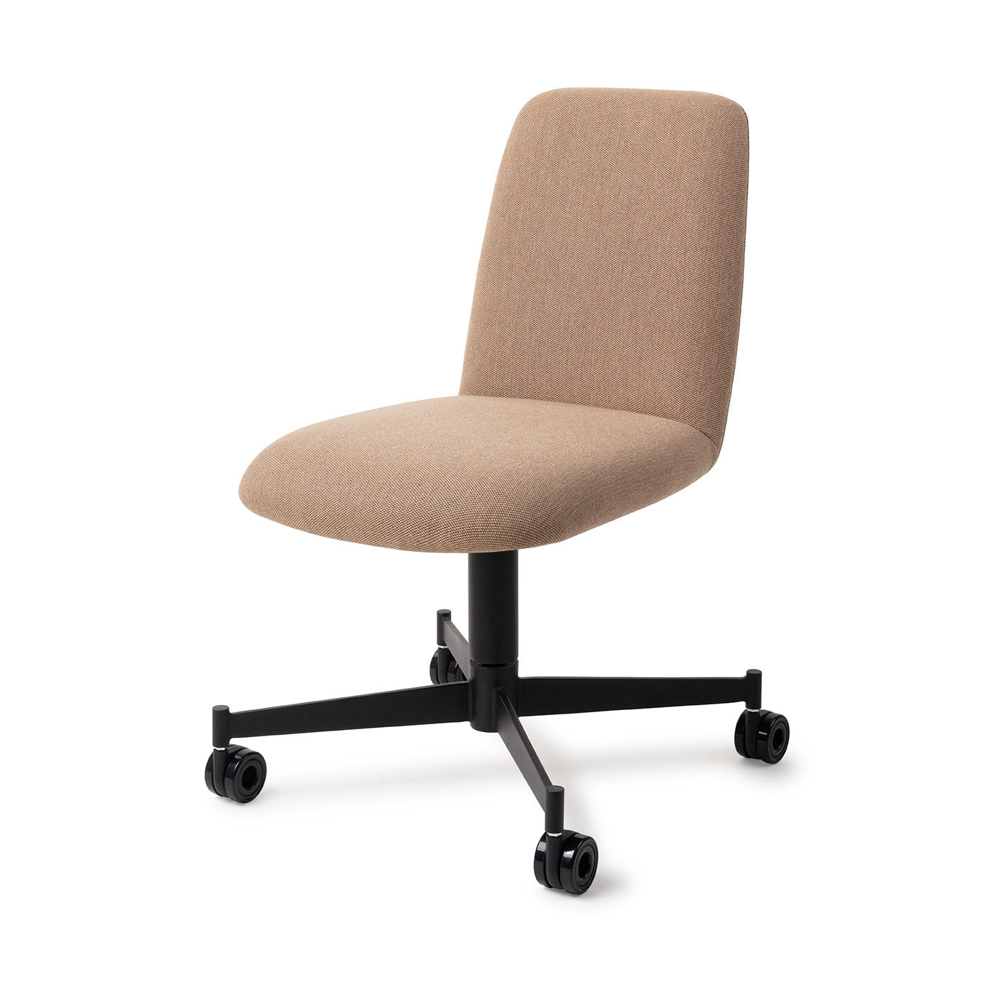 Jesper Home Taiwa Whisper Wheat Eetkamerstoel - Caster Black - KwaliteitWonen.nl